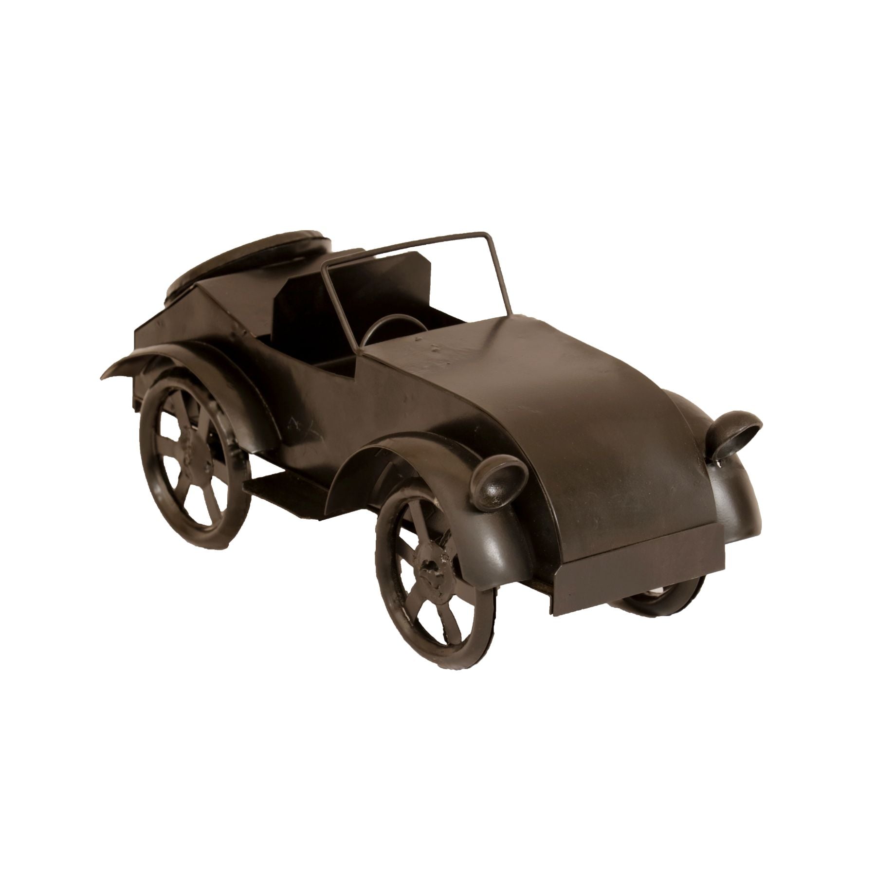 Vintage Black Metal Car Vehicle figurine