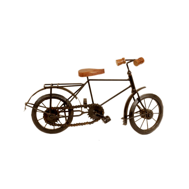 Cool Iron and Wood Bicycle Vehicle figurine