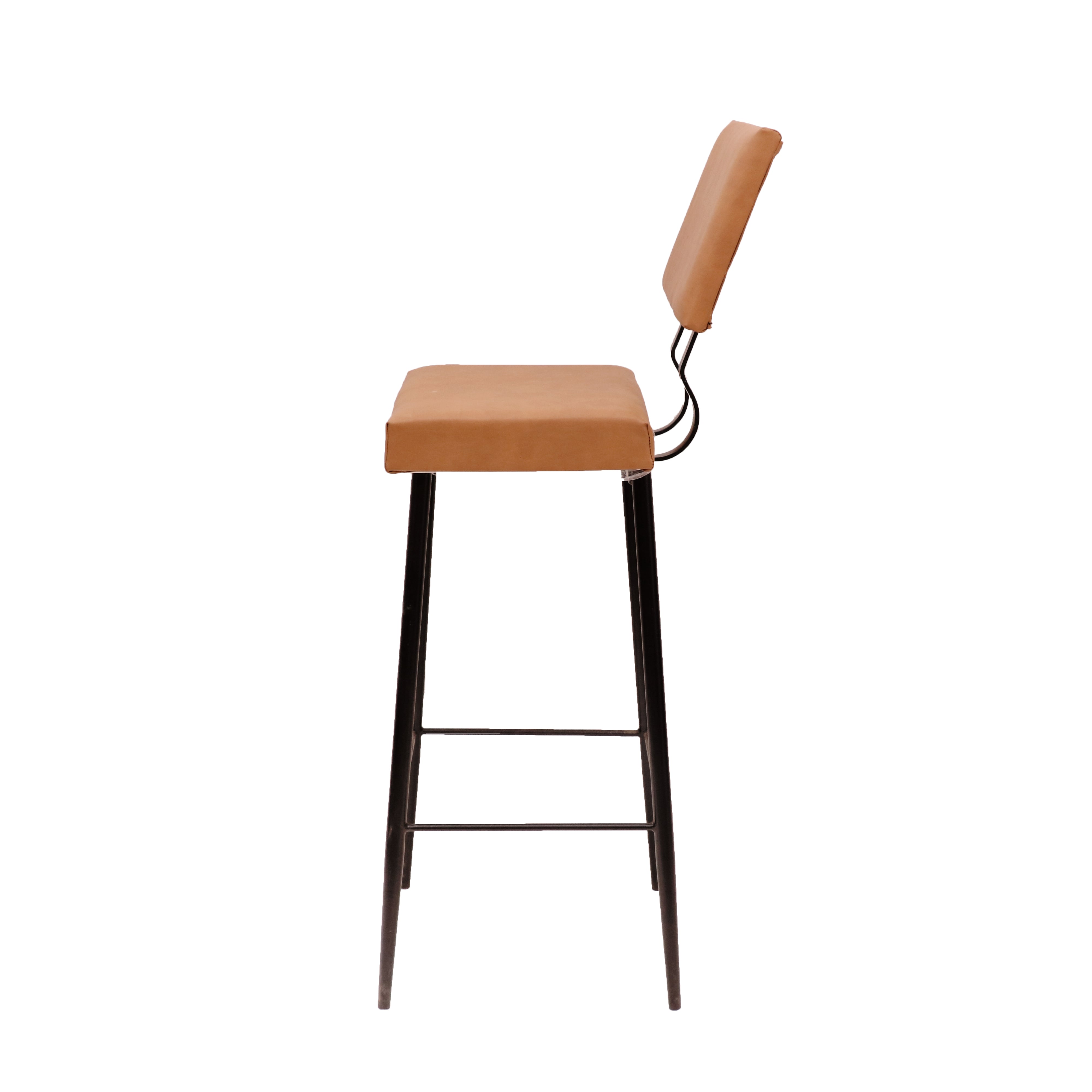 Abstract Back Bar Chair (Sophisticated Brown) Bar Chair