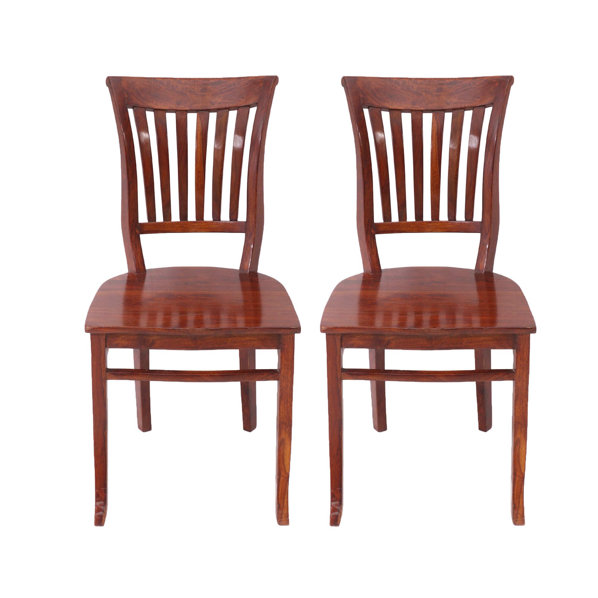 (Set of 2) Curvy Back Chair Dining Chair