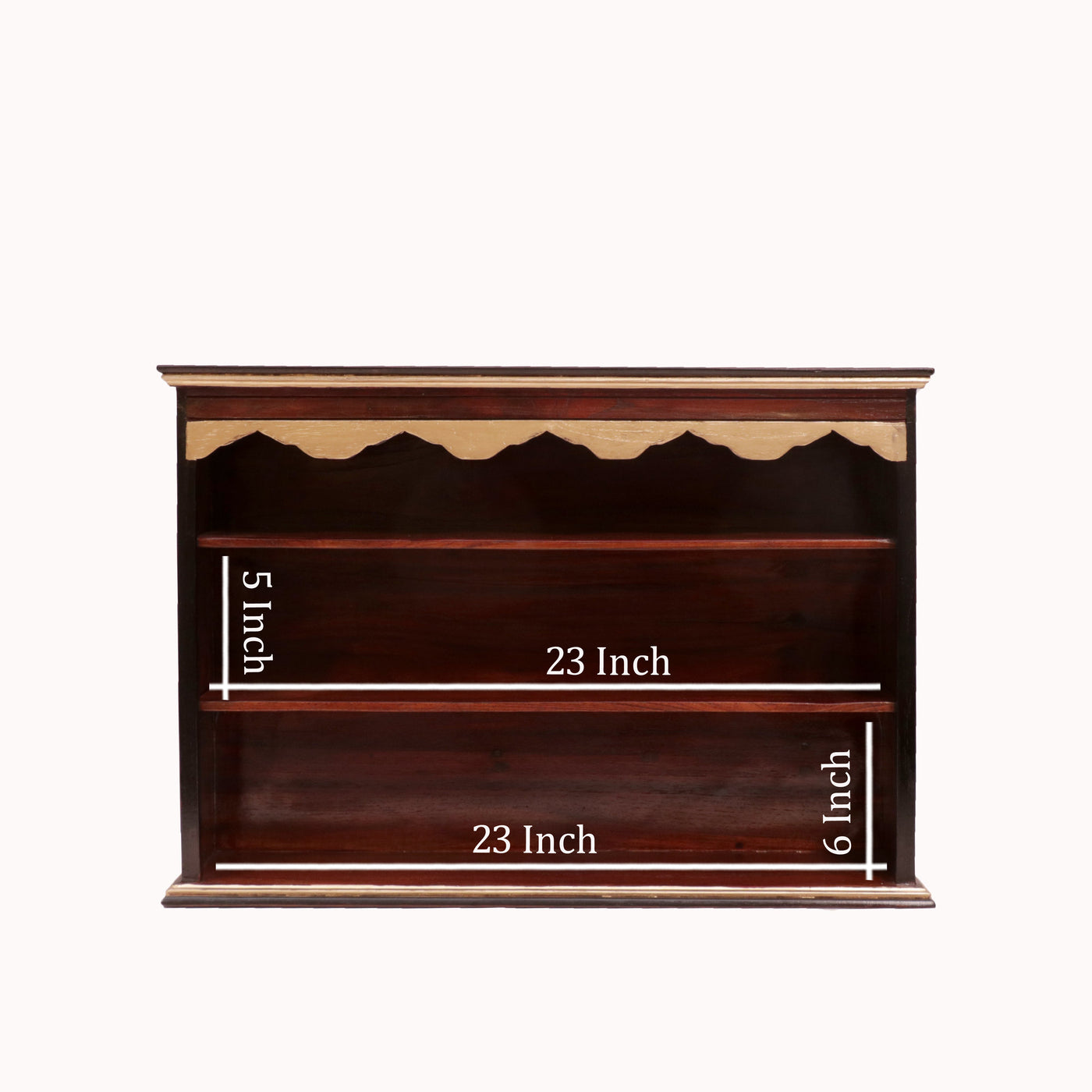 Rustic Wooden Wall Rack