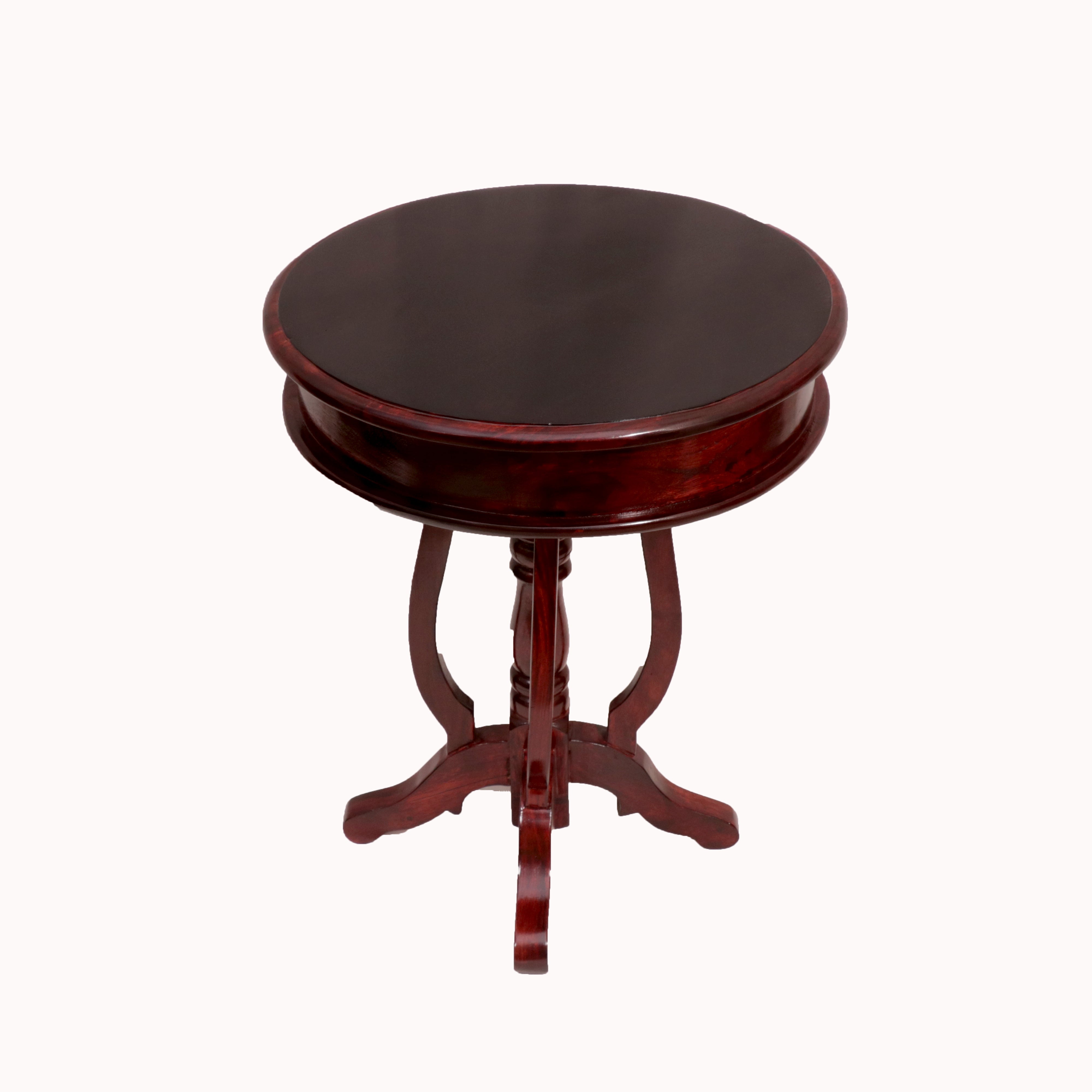 Rich Rounded End Table (Mahogany) End Table