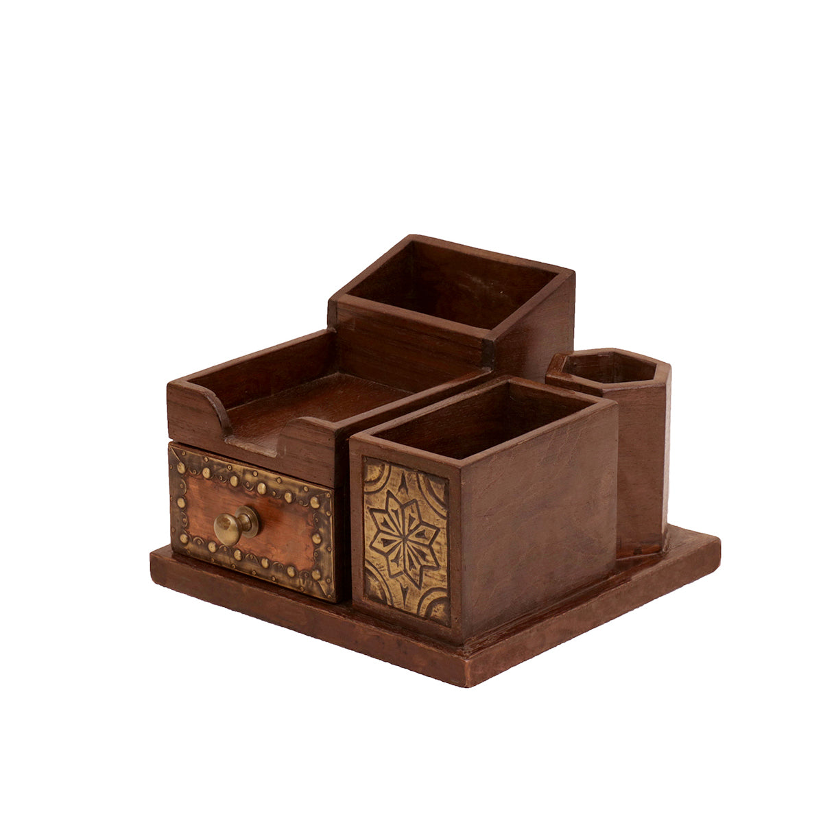 Om Yoga Symbol Medium Box - Relic Wood