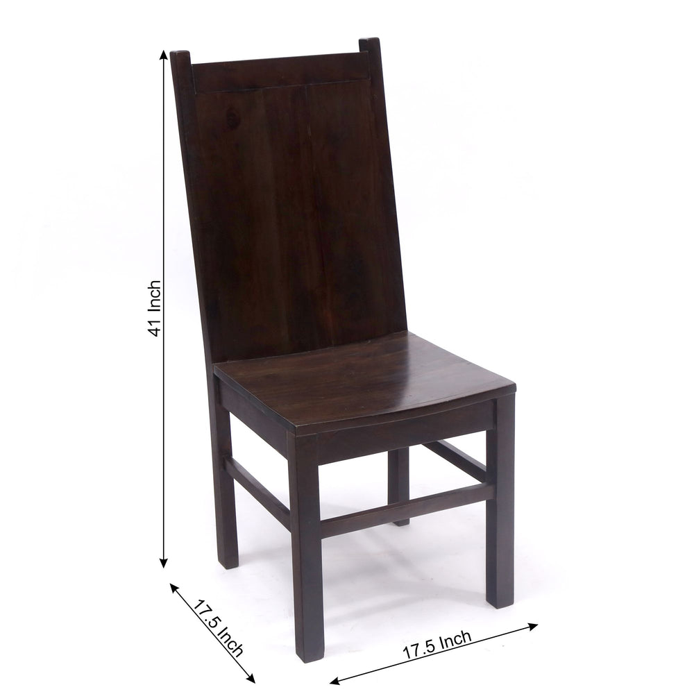 Long Back Wooden Dinning Chair
