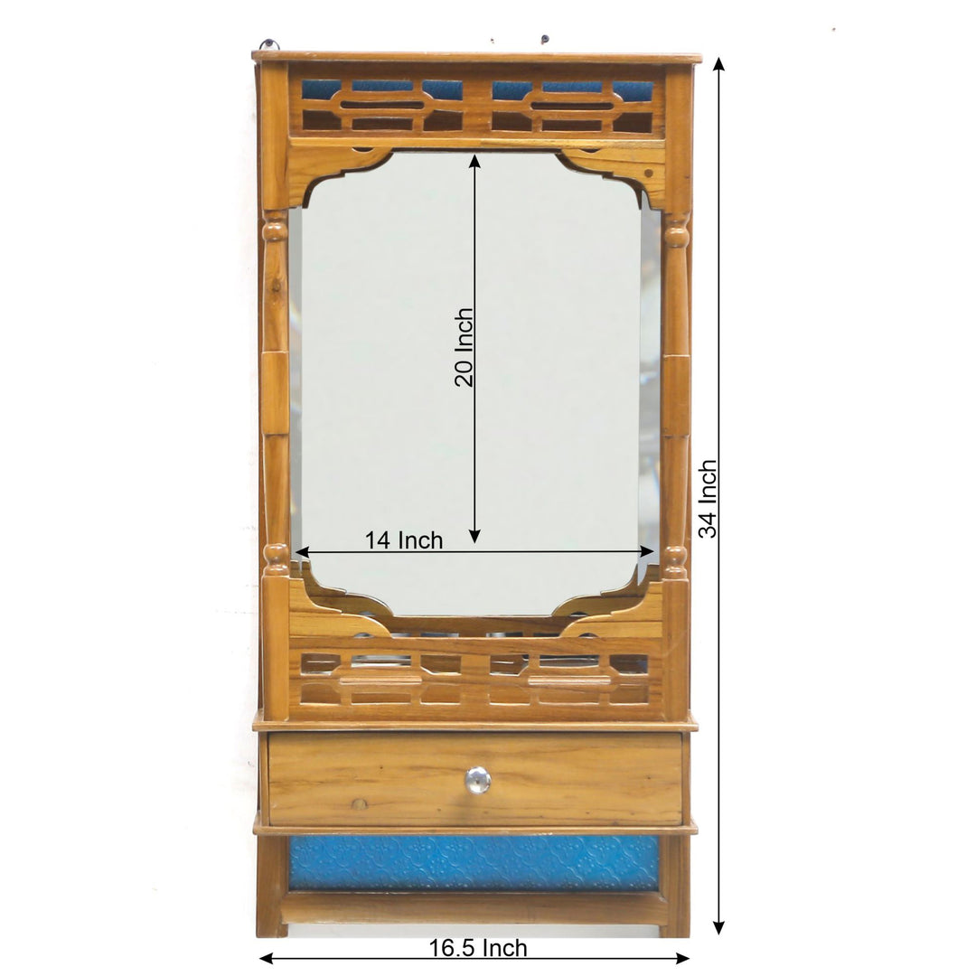 Polished Colonial Mirror Mirror