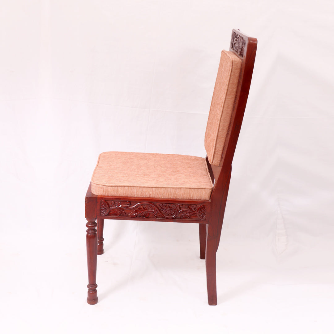 (Set of 2) Perfect Square Wooden Carving Chair Dining Chair