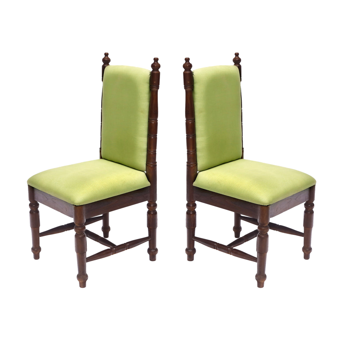 (Set of 2) Spiral Long Back Chair Dining Chair