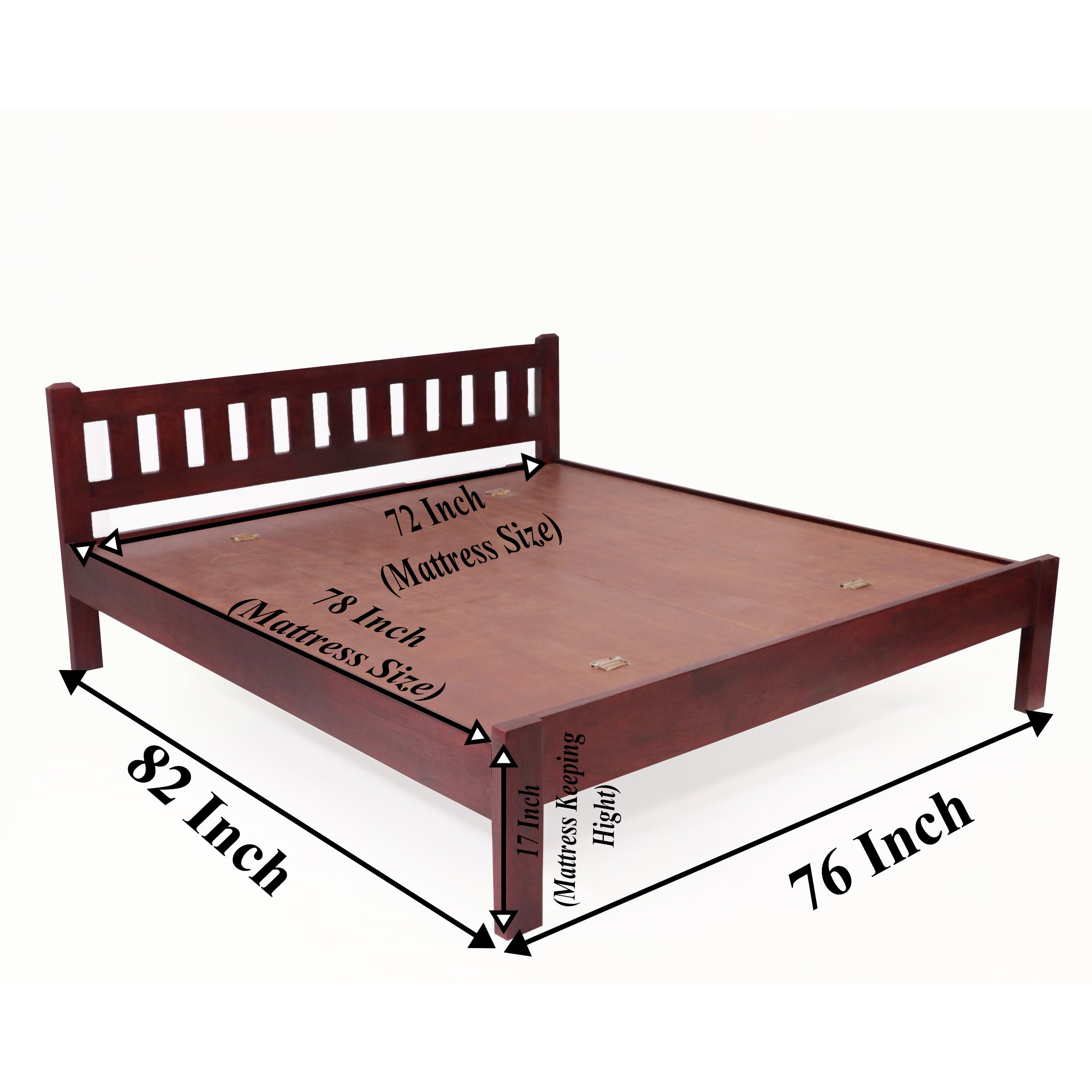 Teak Wood Contemporary Bed Bed