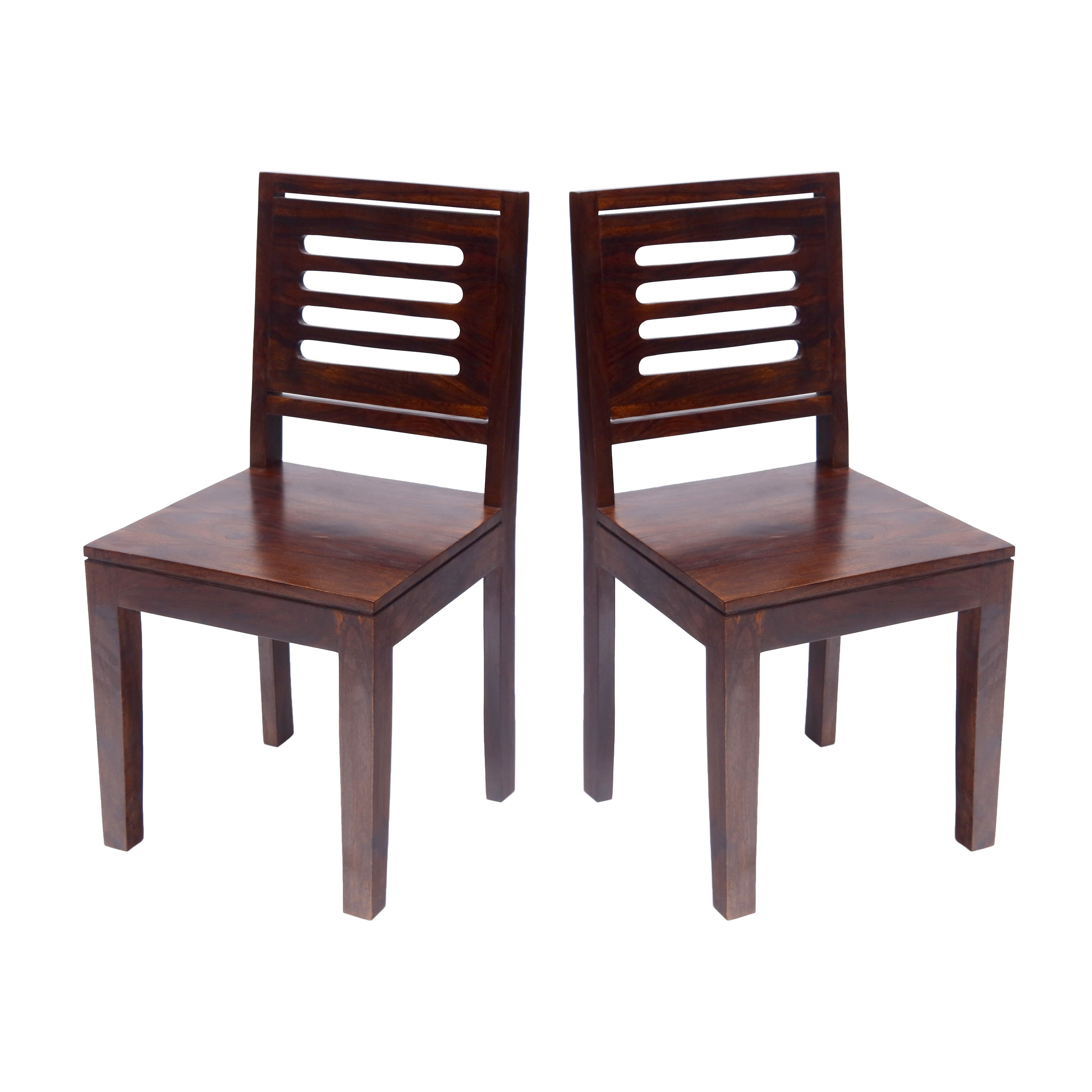 (Set of 2) Compact Back Dining Chair Dining Chair