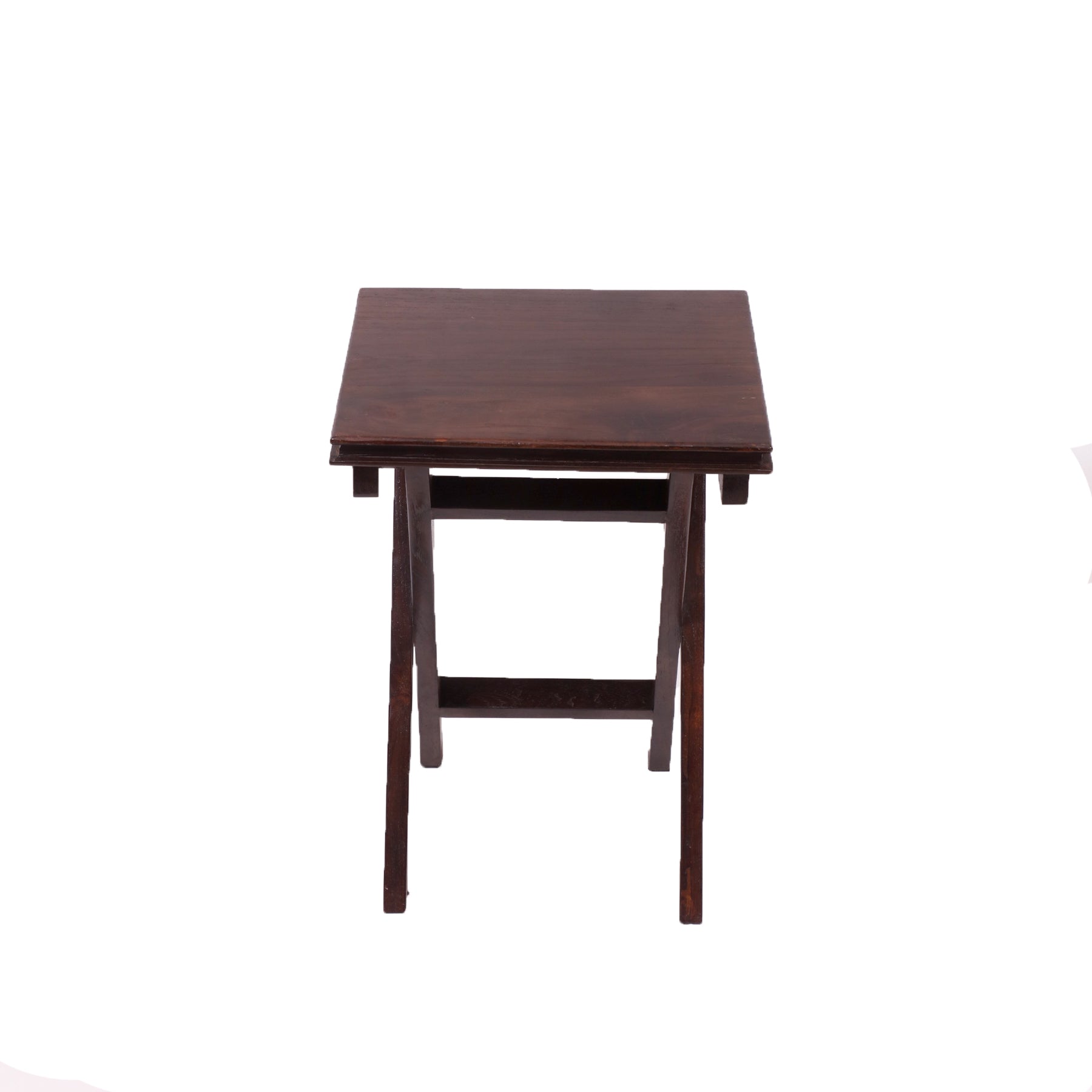 Simple Criss Cross Stool Dining Table