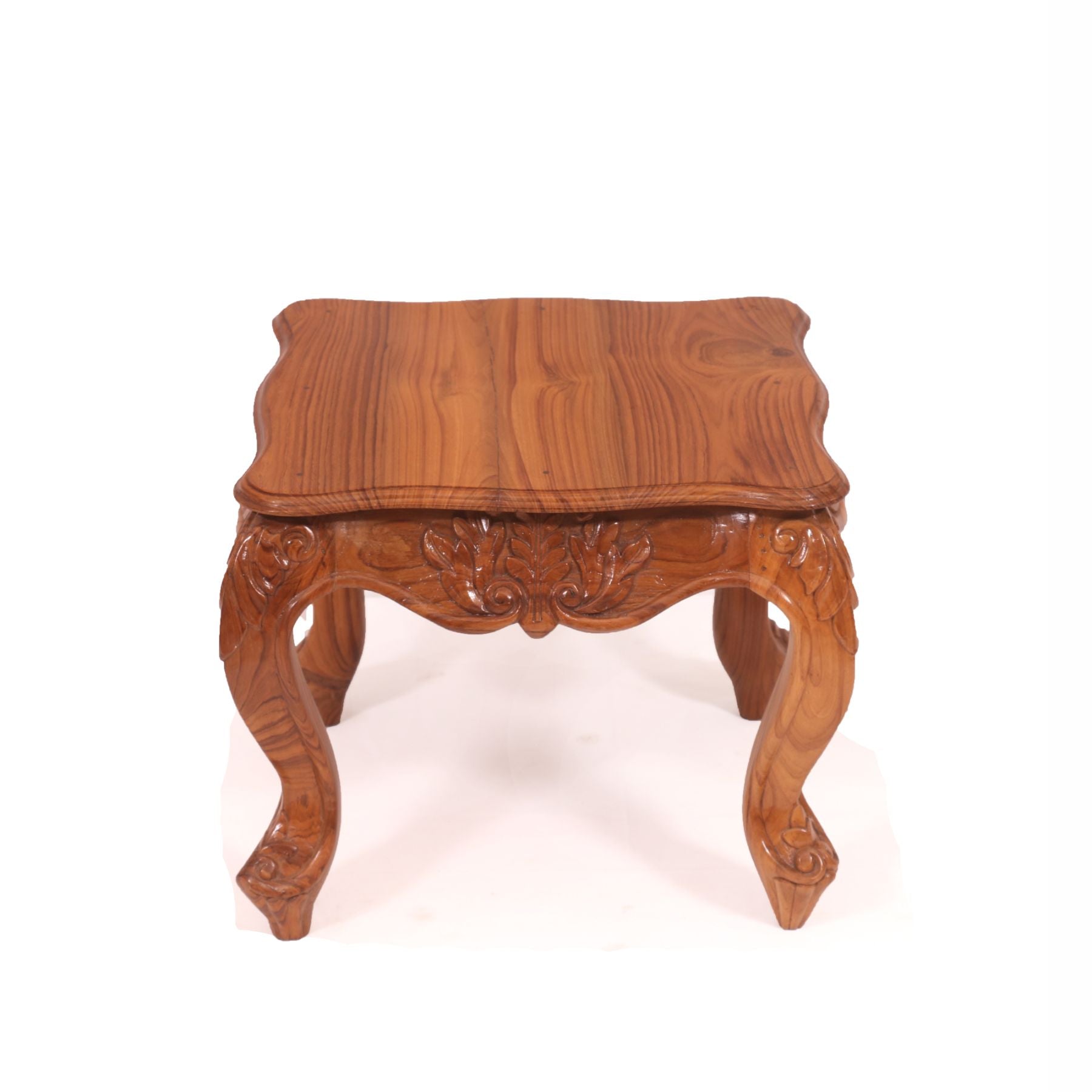 Compact Carving Teak Wood Coffee Table Large Coffee Table