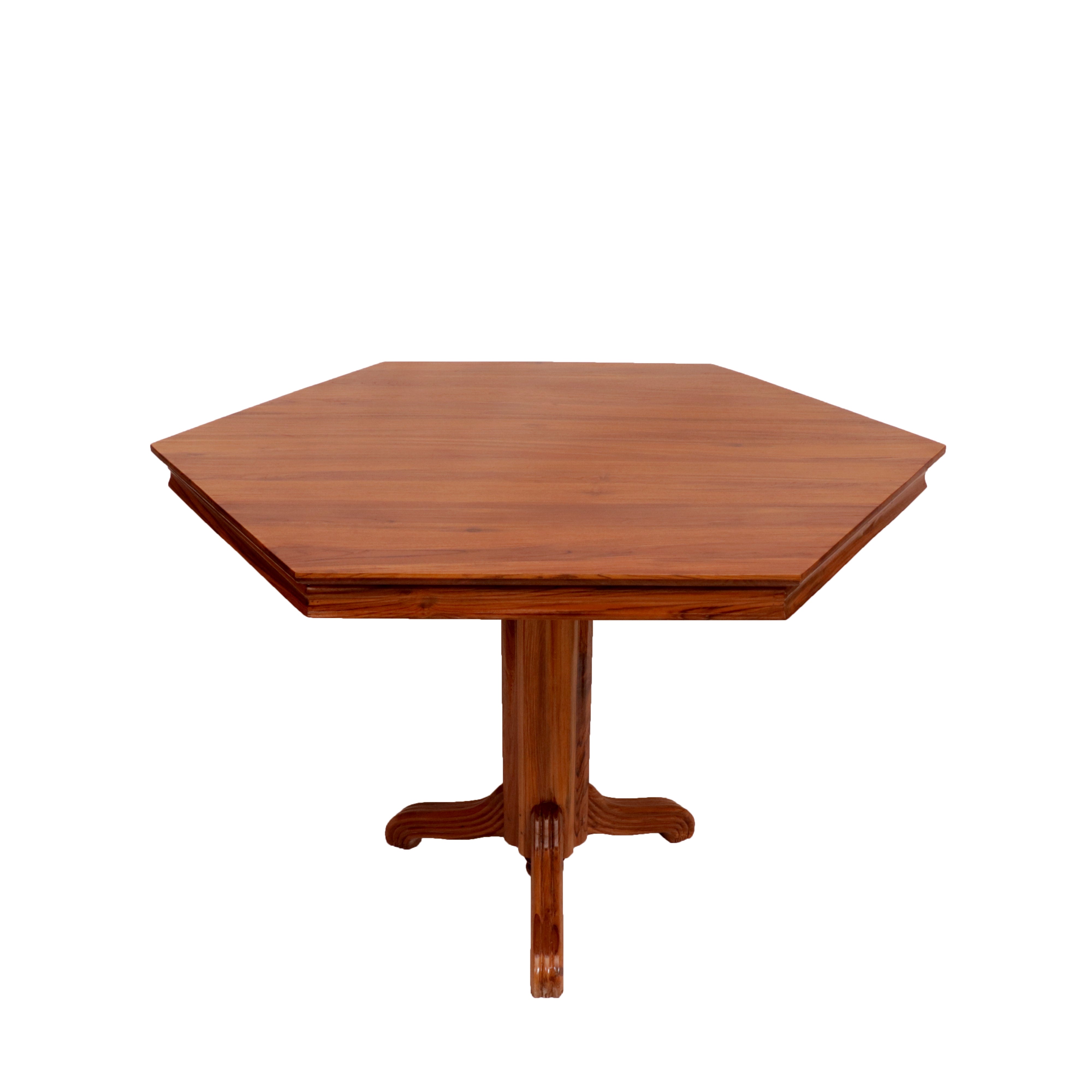 Hexagonal Teak Wood Dining Table Dining Table