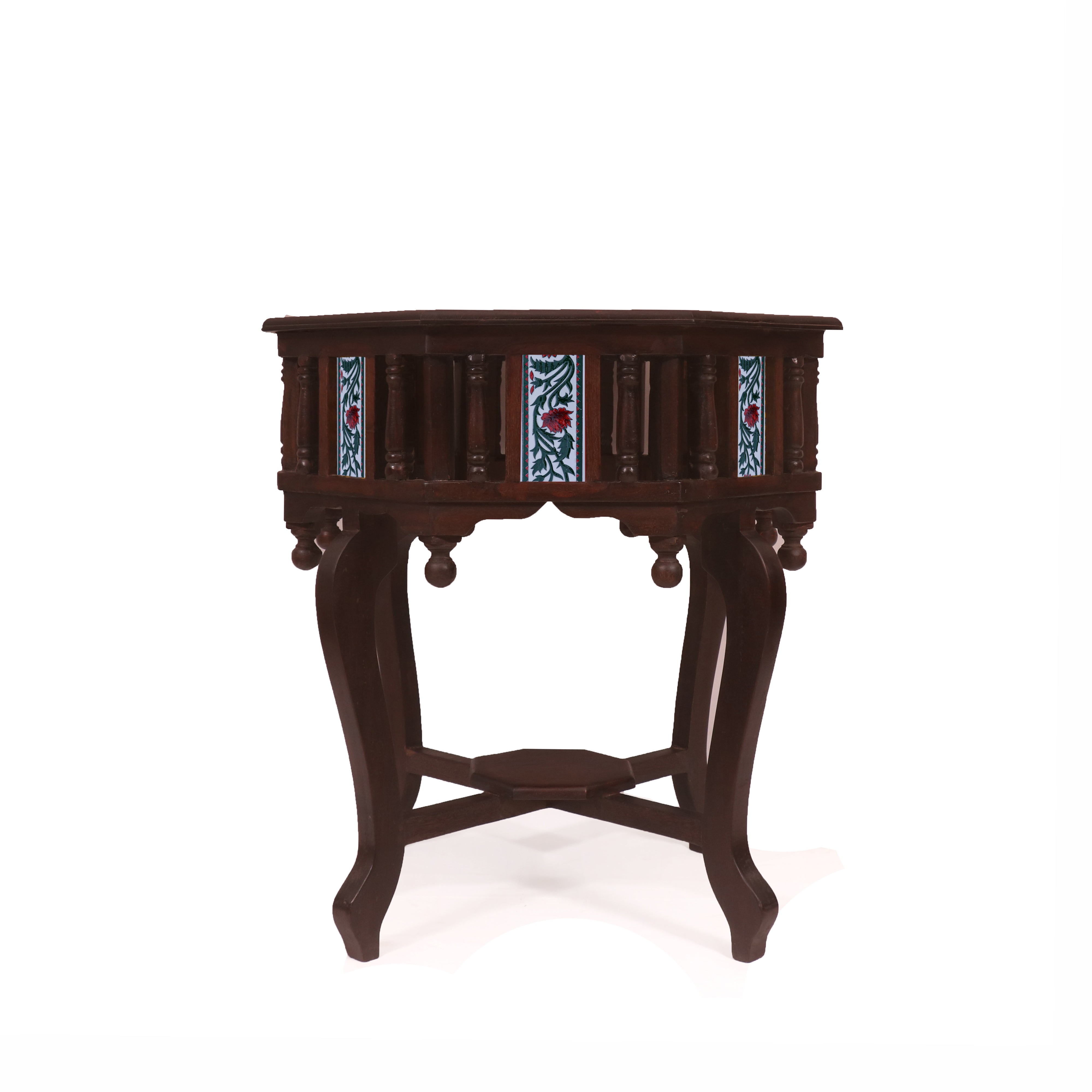 Colonial Style Octagonal Table End Table