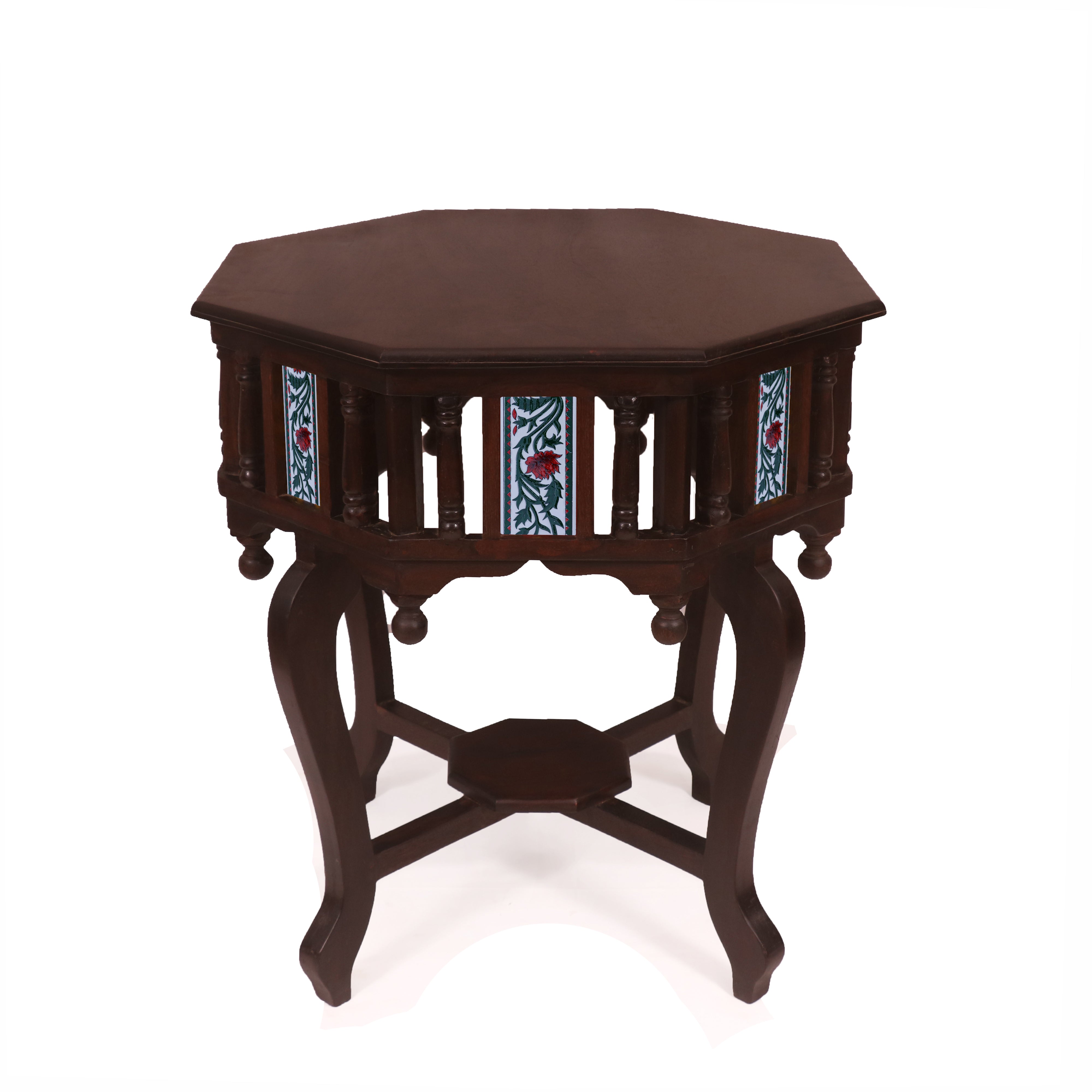 Colonial Style Octagonal Table End Table