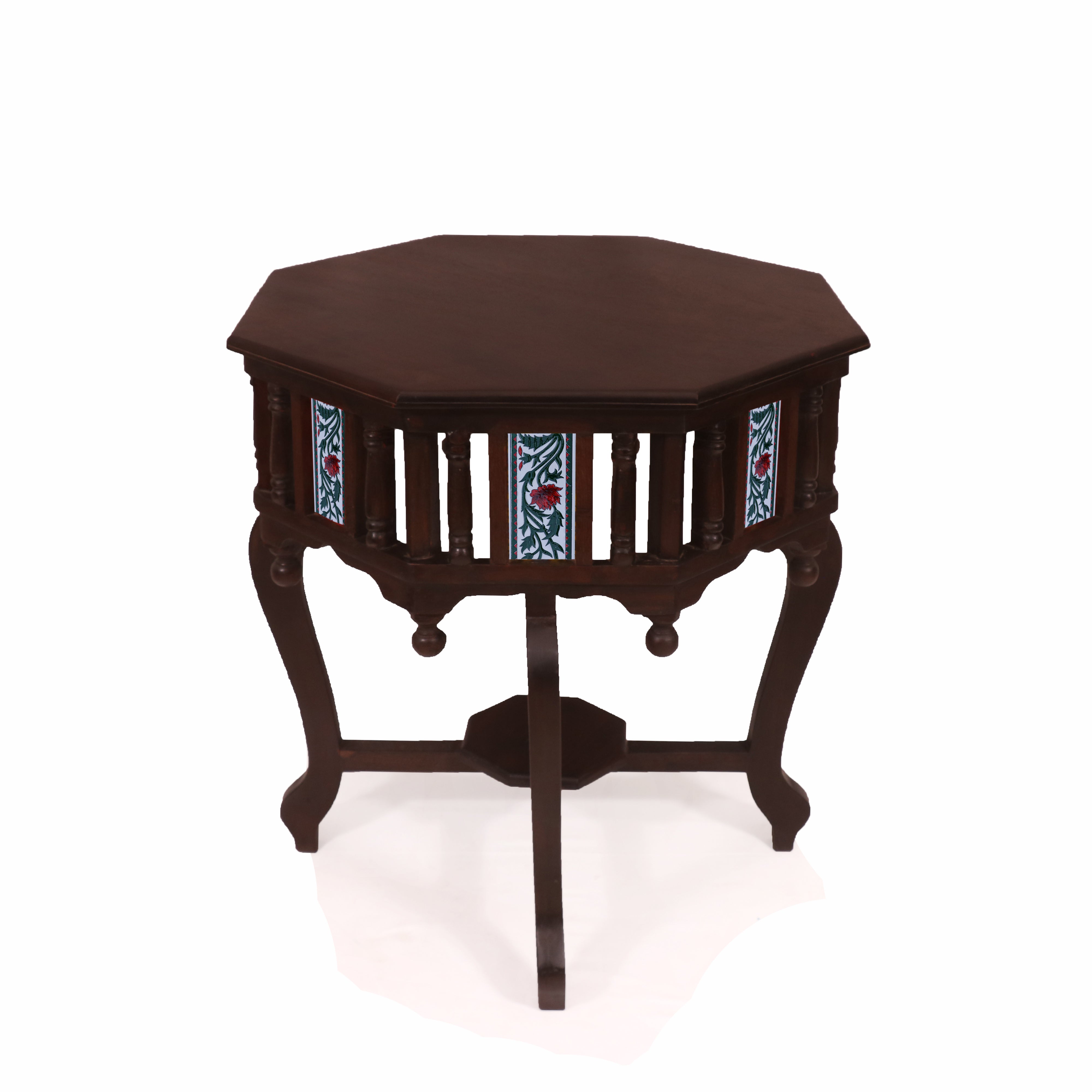 Colonial Style Octagonal Table End Table