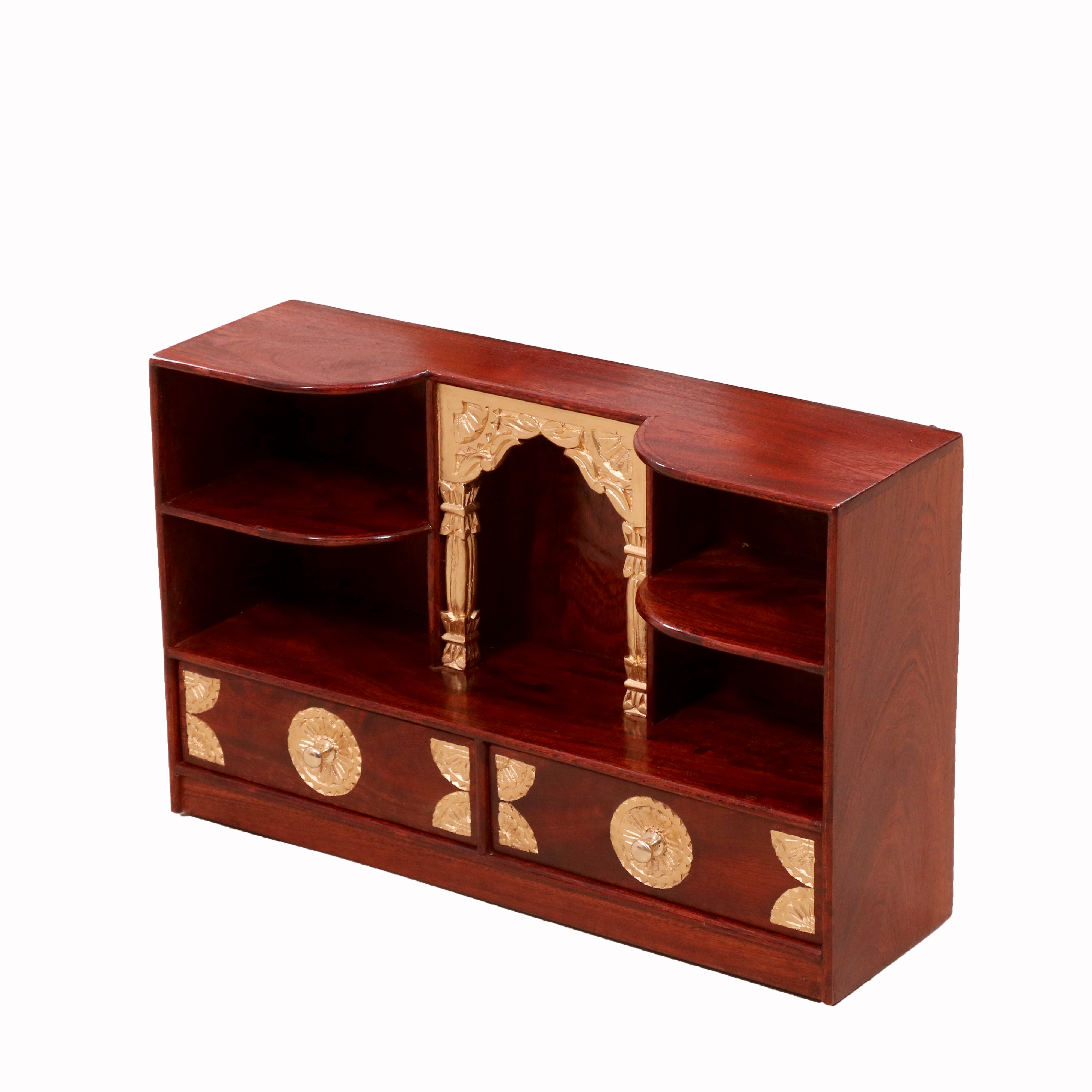 Wooden Wall Mounted Temple Wall Cabinet
