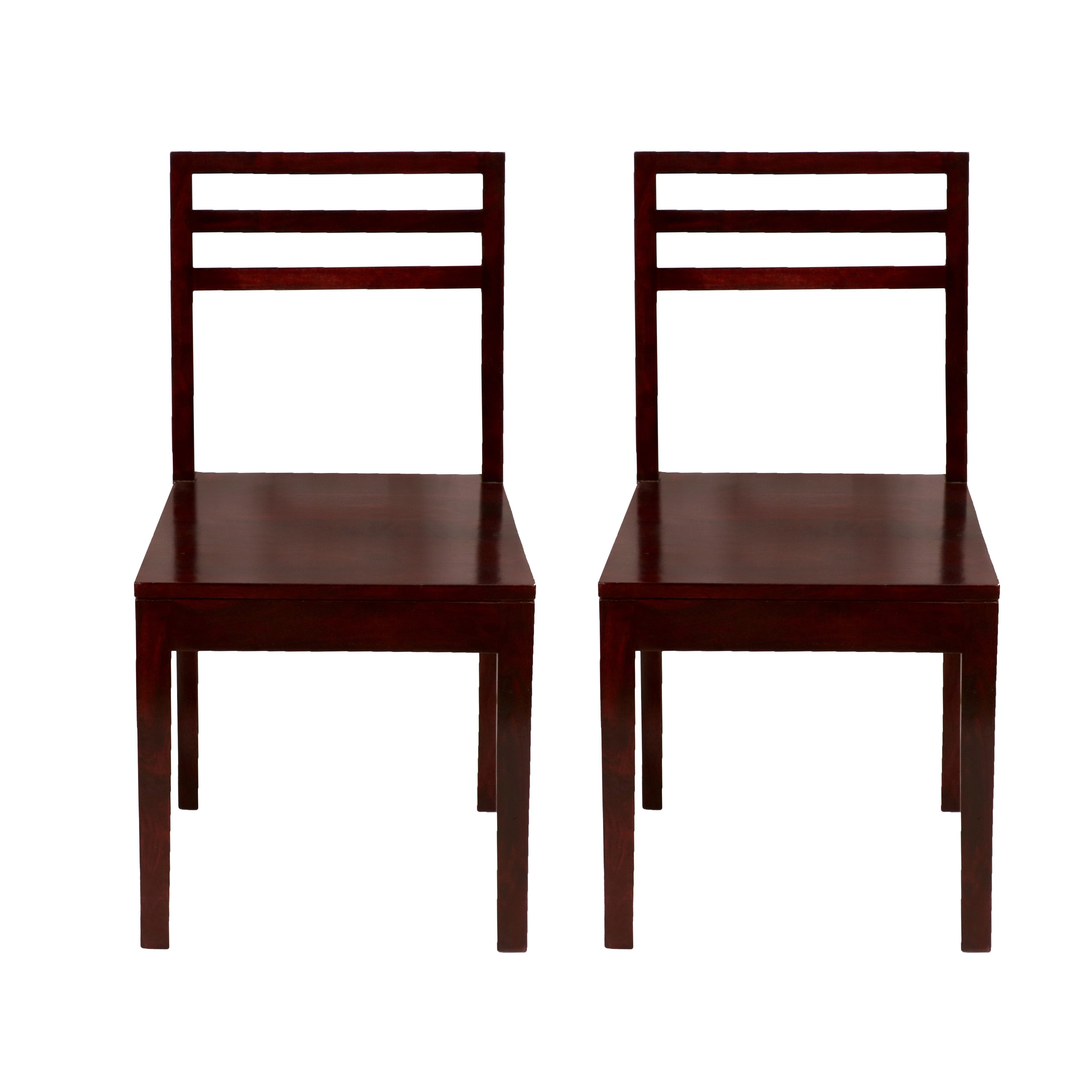 (Set of 2) Classic Window Style Chair Dining Chair