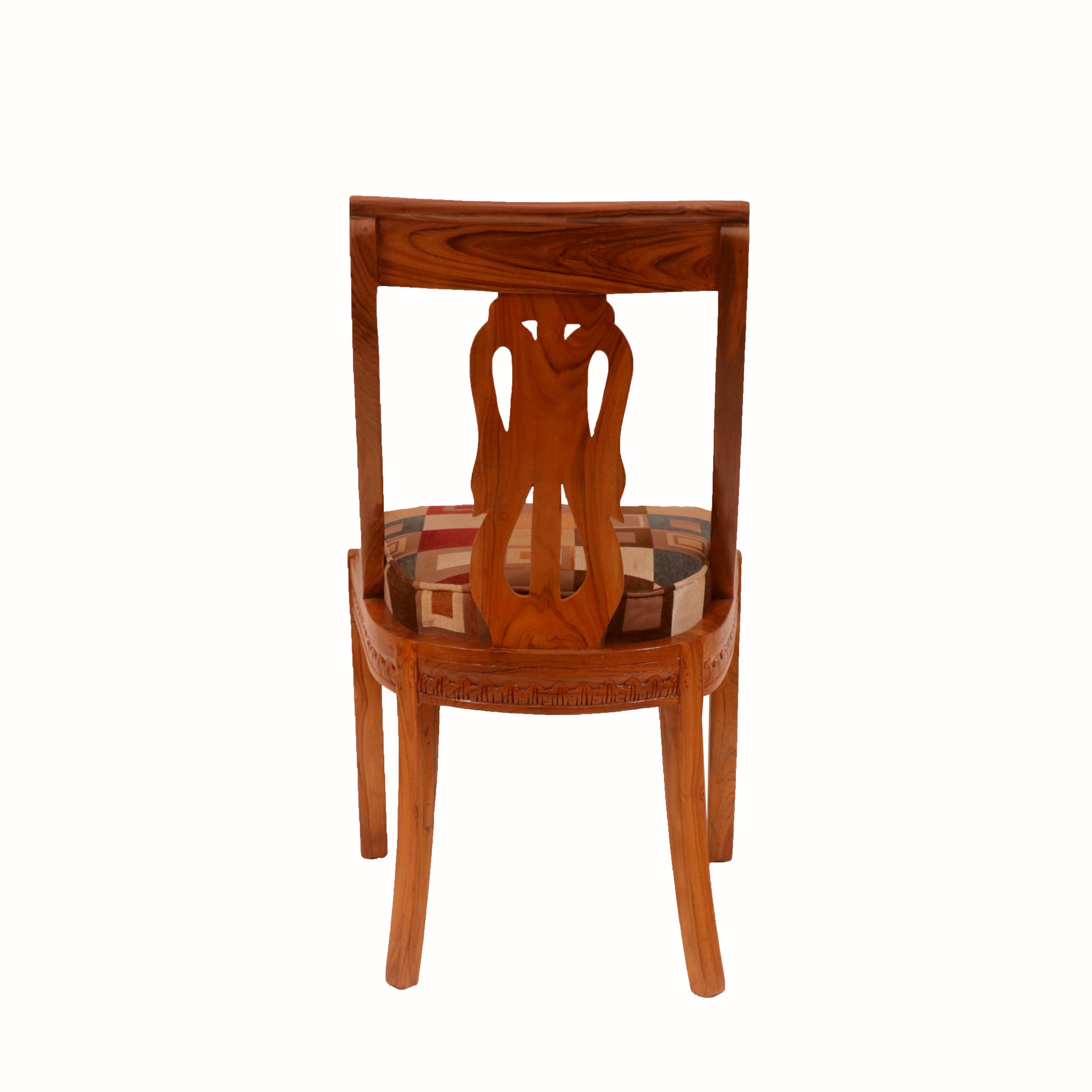 (Set of 2) Flora Wooden Carved Chair Dining Chair