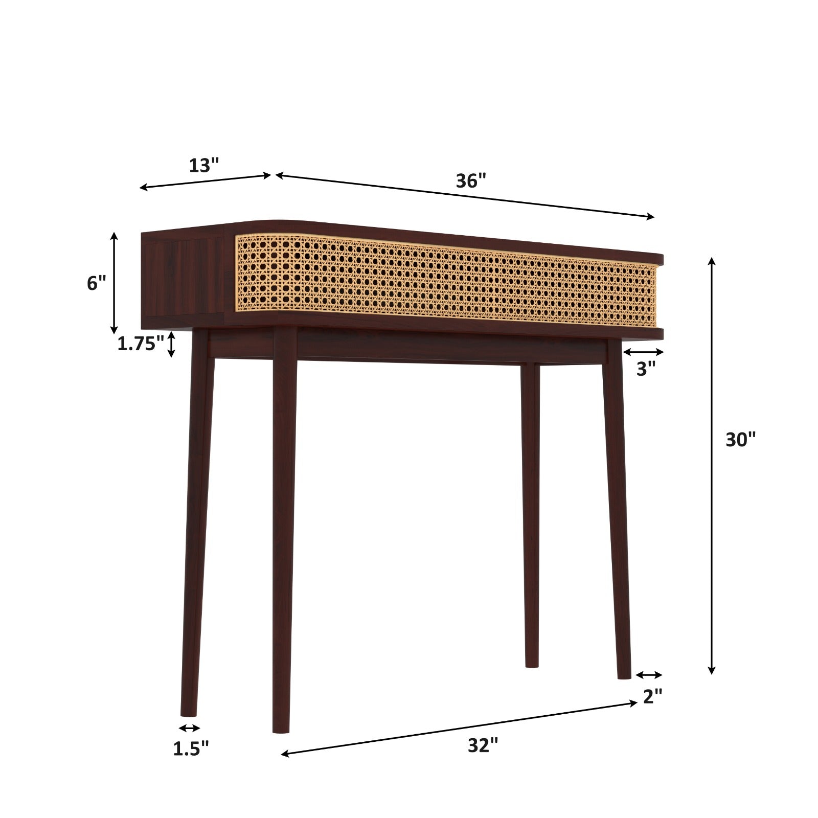 Dios Classic Montage Finished Wooden Handmade Console Table Console Table