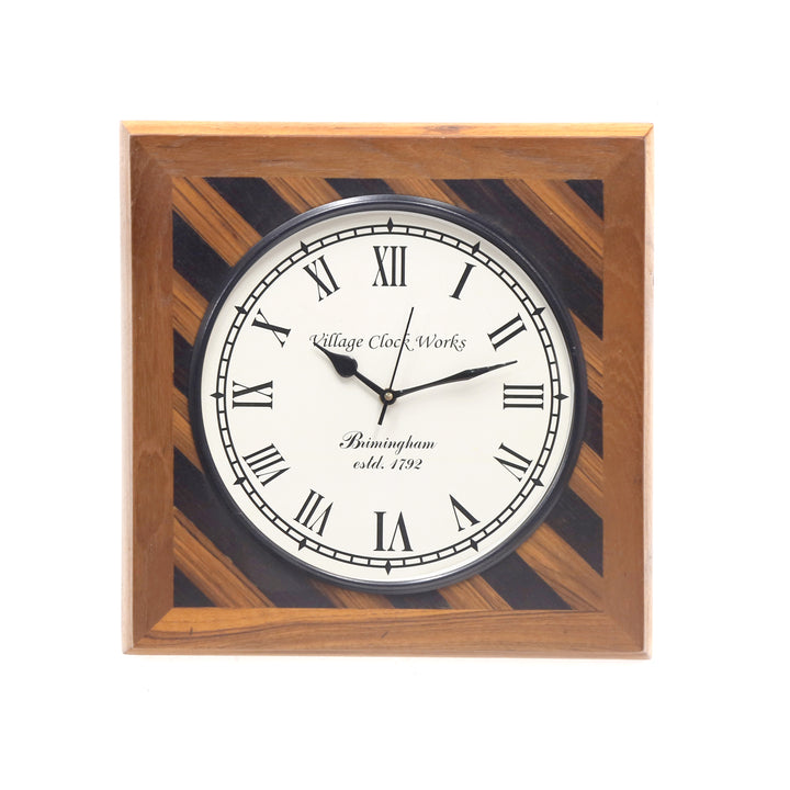 Square Designer Clock (Slant) Clock