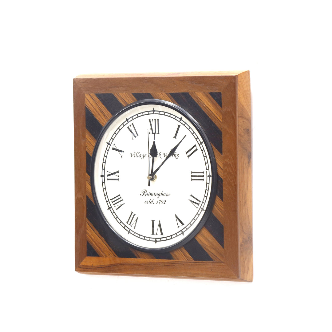 Square Designer Clock (Slant) Clock