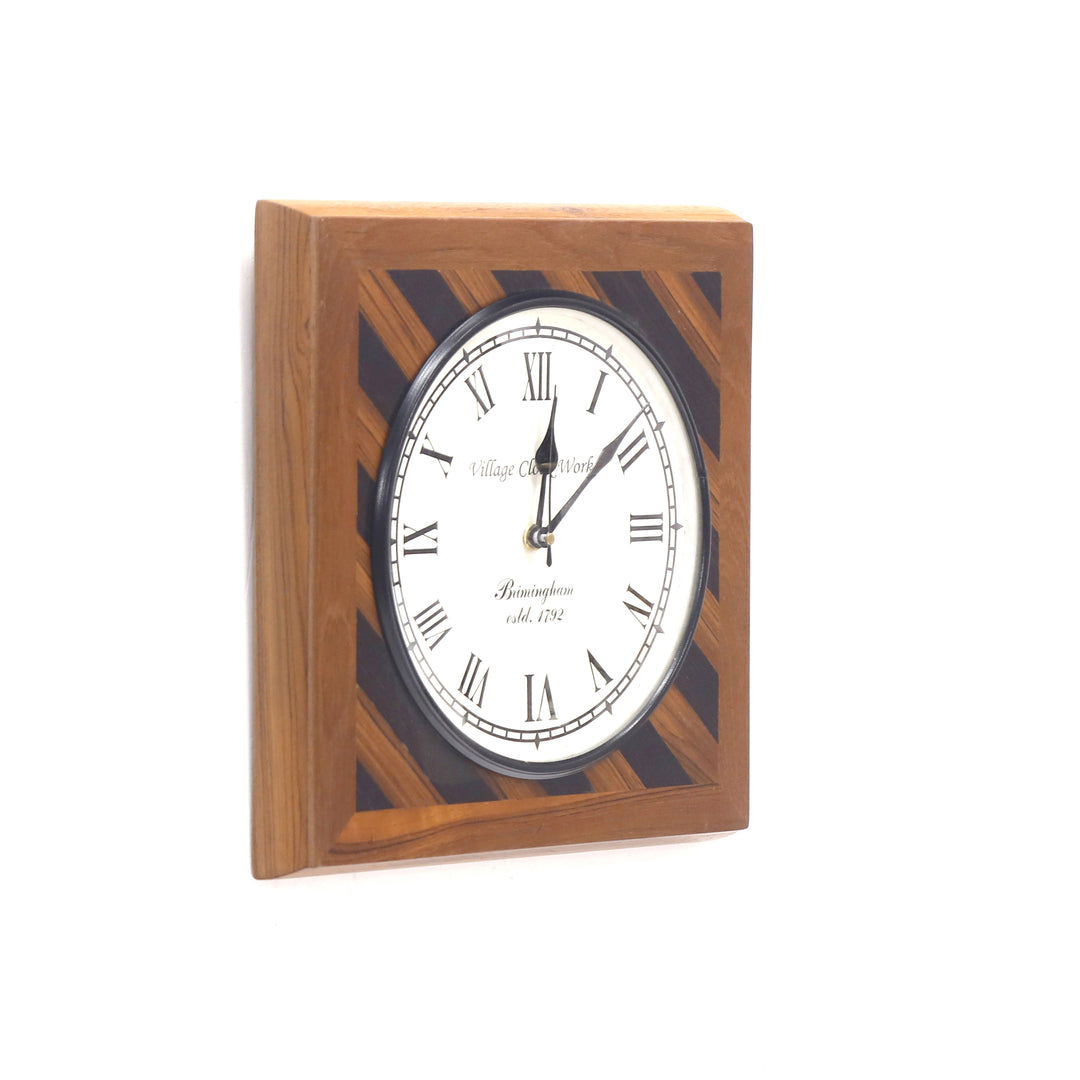 Square Designer Clock (Slant) Clock