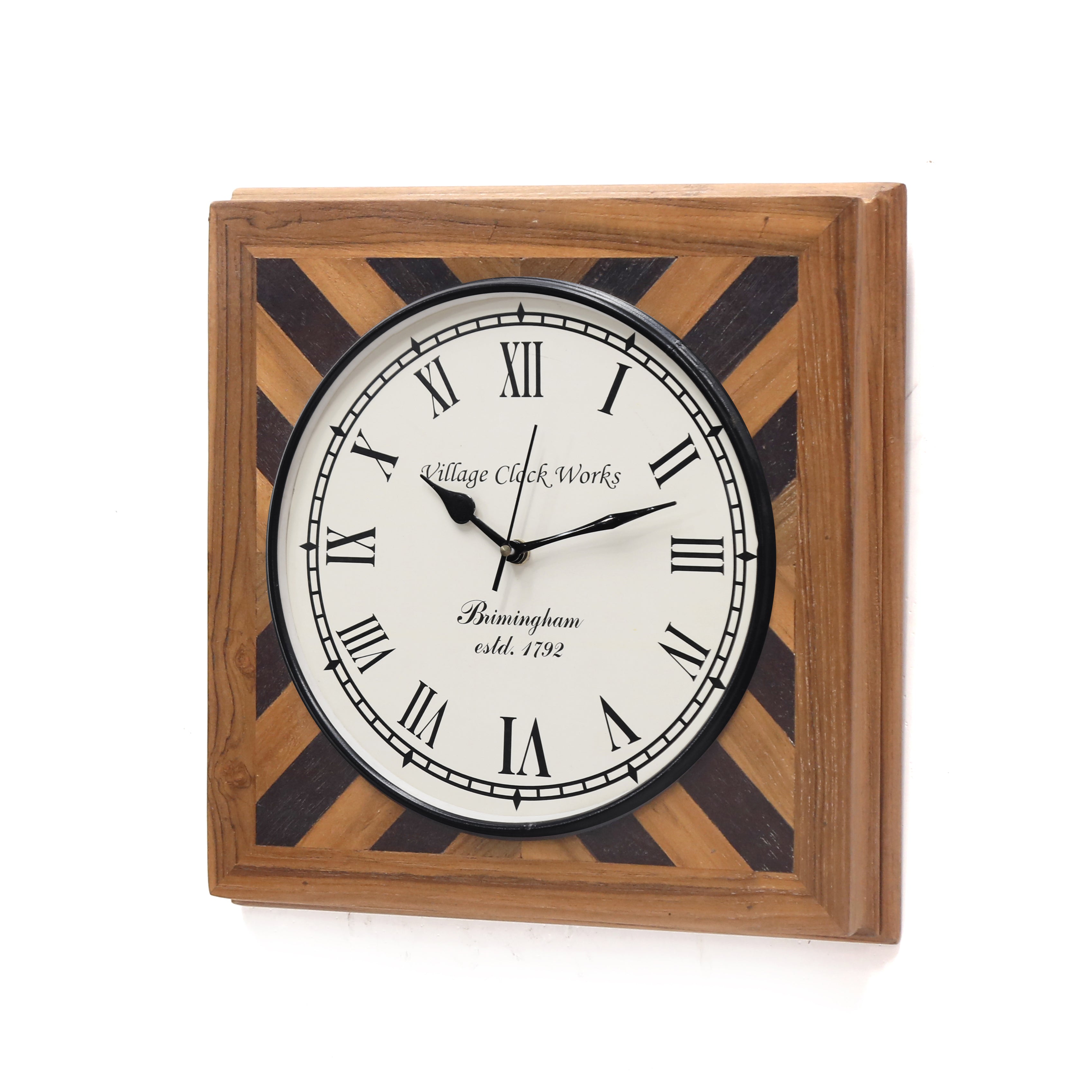 Square Designer Clock (Cross) Clock