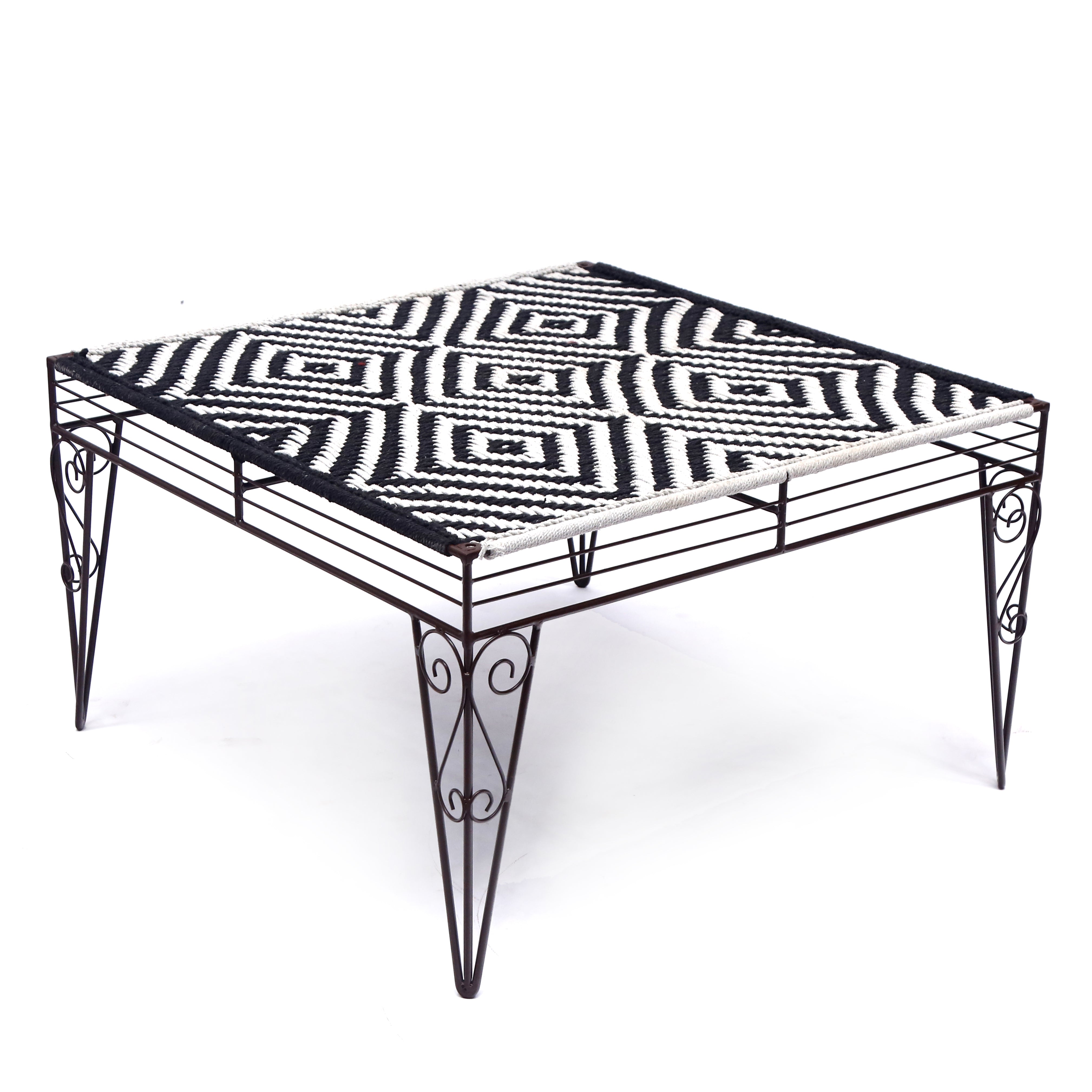 Woven Metallic Coffee Table Coffee Table