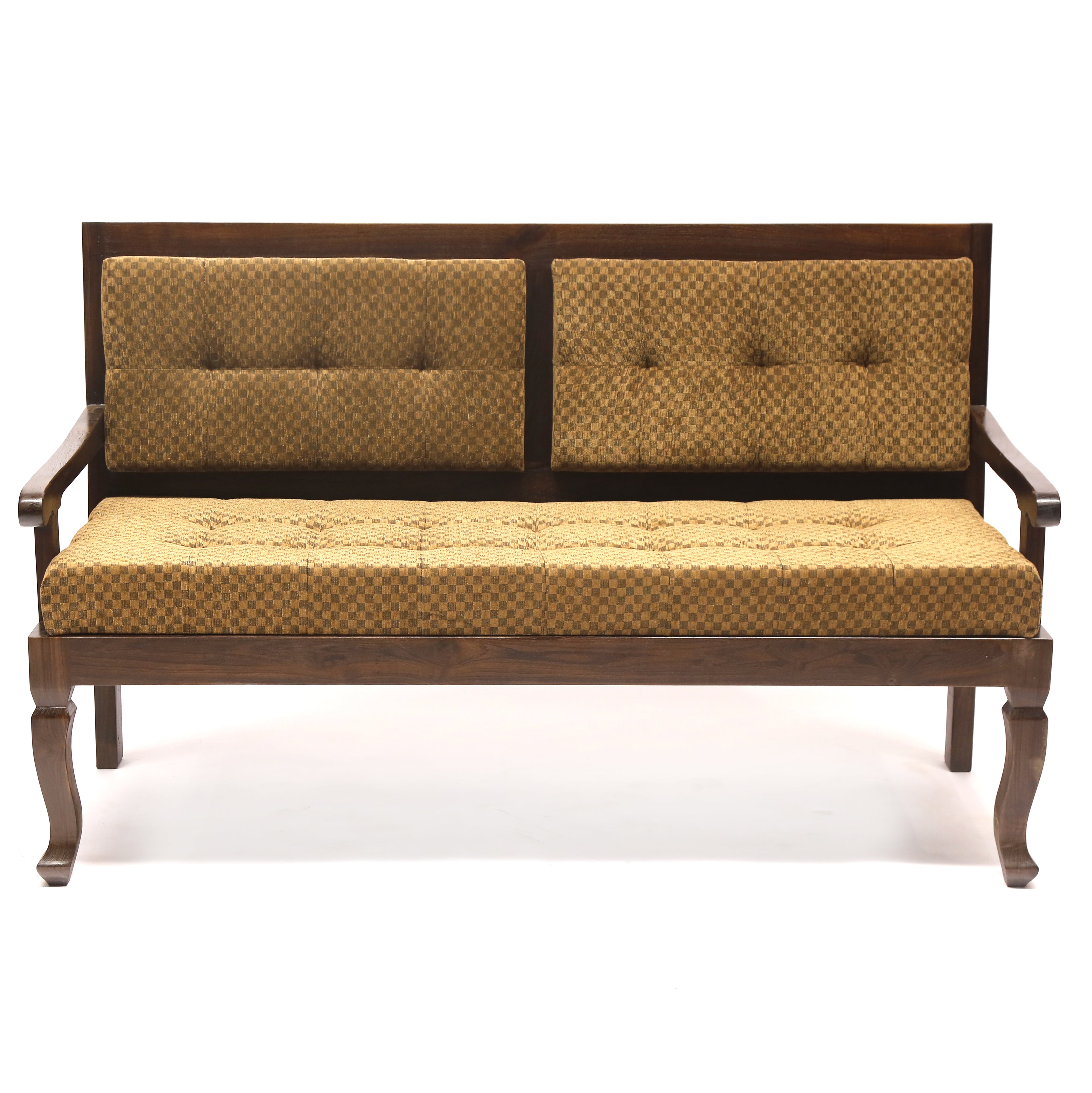 Wooden Upholstered Intricate Sofa Sofa