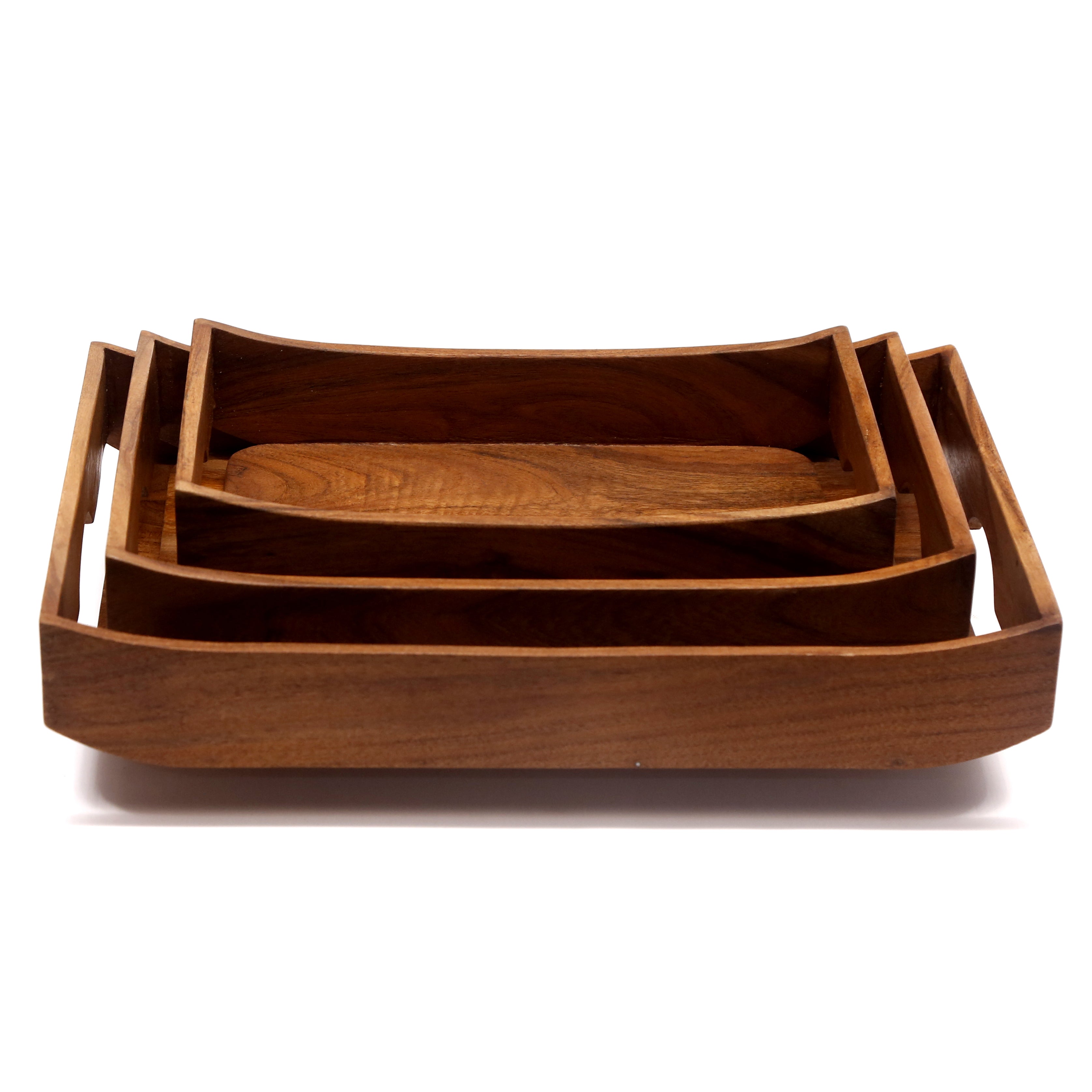 Curved Rectangle Tray Set Tray