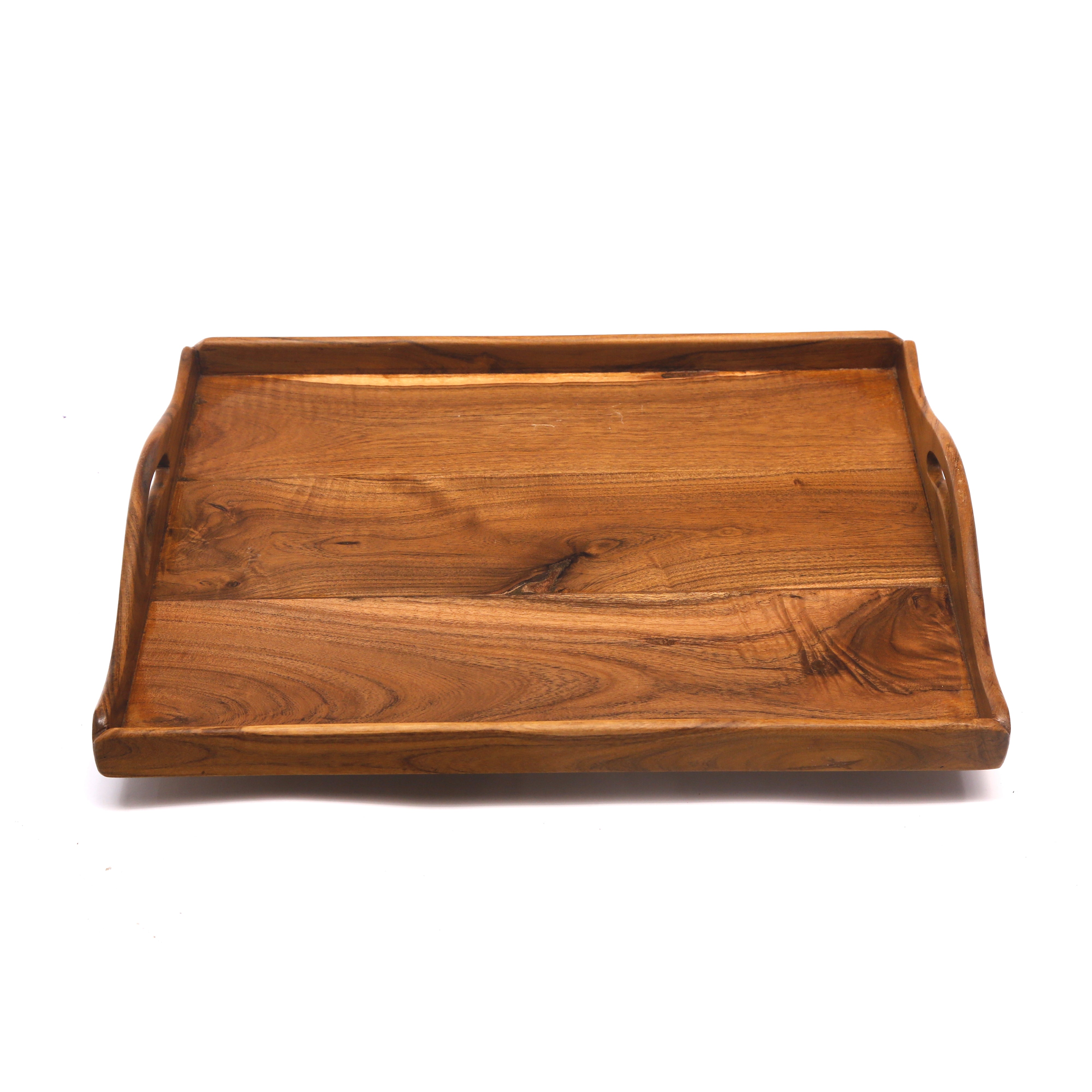 Wooden Crafted Tray Set Tray