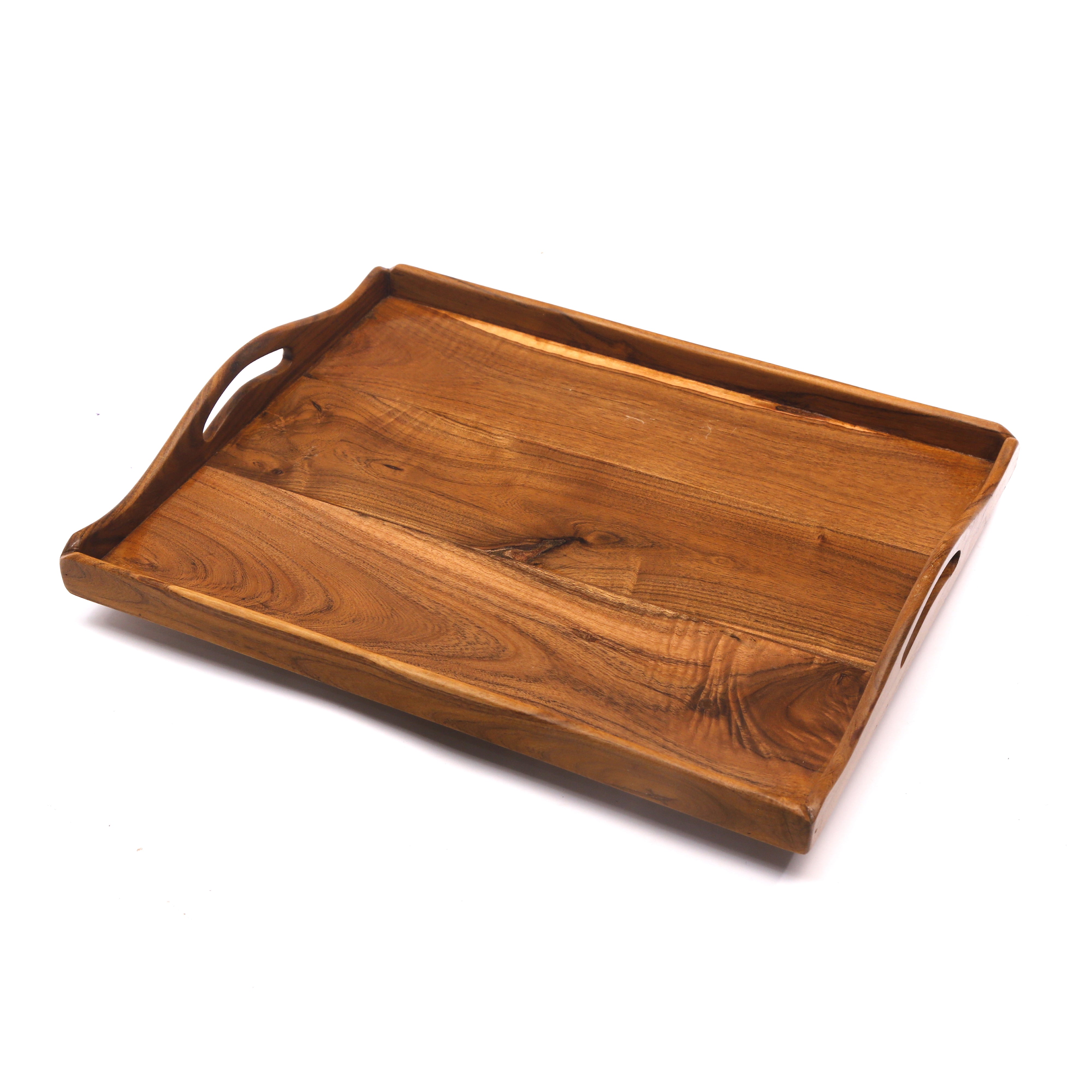 Wooden Crafted Tray Set Tray