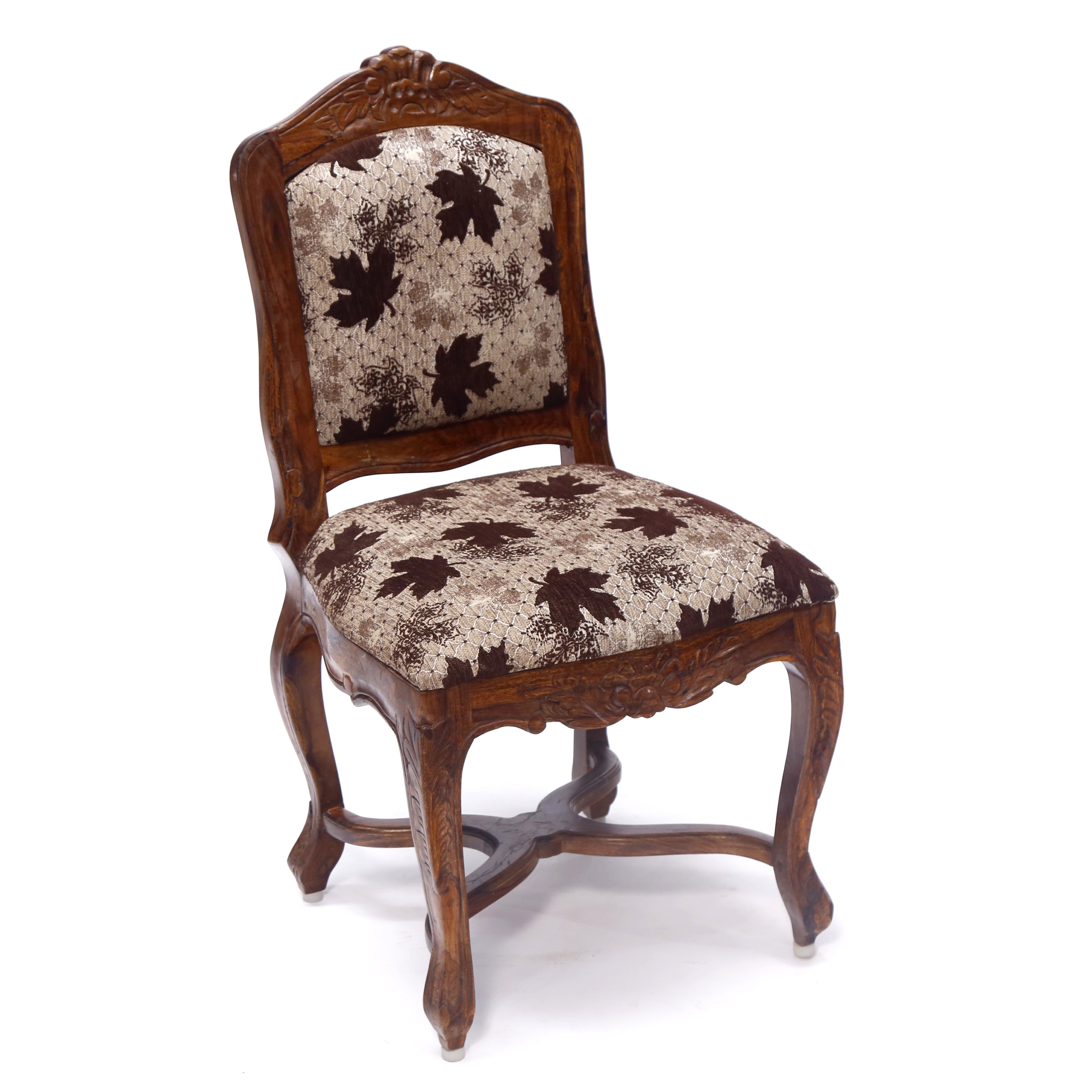 (Set of 2) Natural Tone Royal Chair Dining Chair