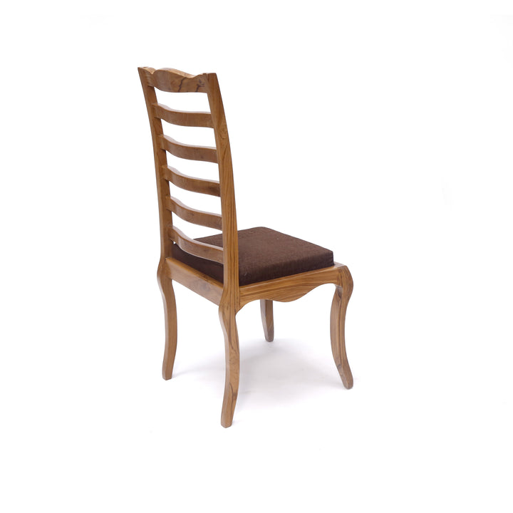 (Set of 2) Teak Wood Long Back Dinning Chair Dining Chair