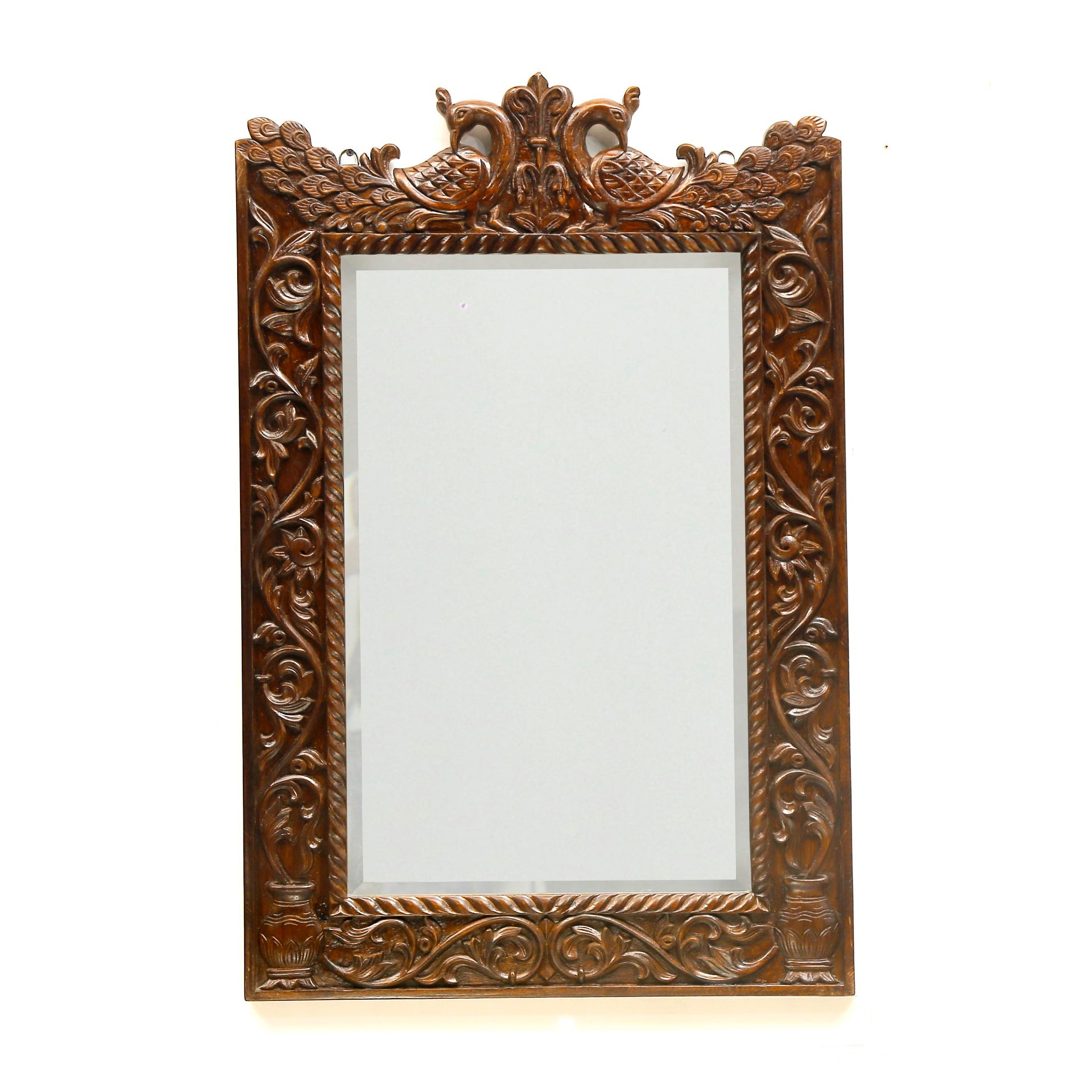 Traditional Carved Ethnic Mirror Mirror