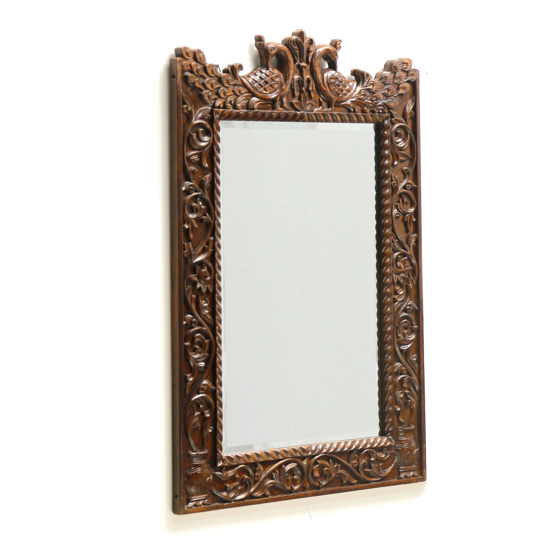 Traditional Carved Ethnic Mirror Mirror