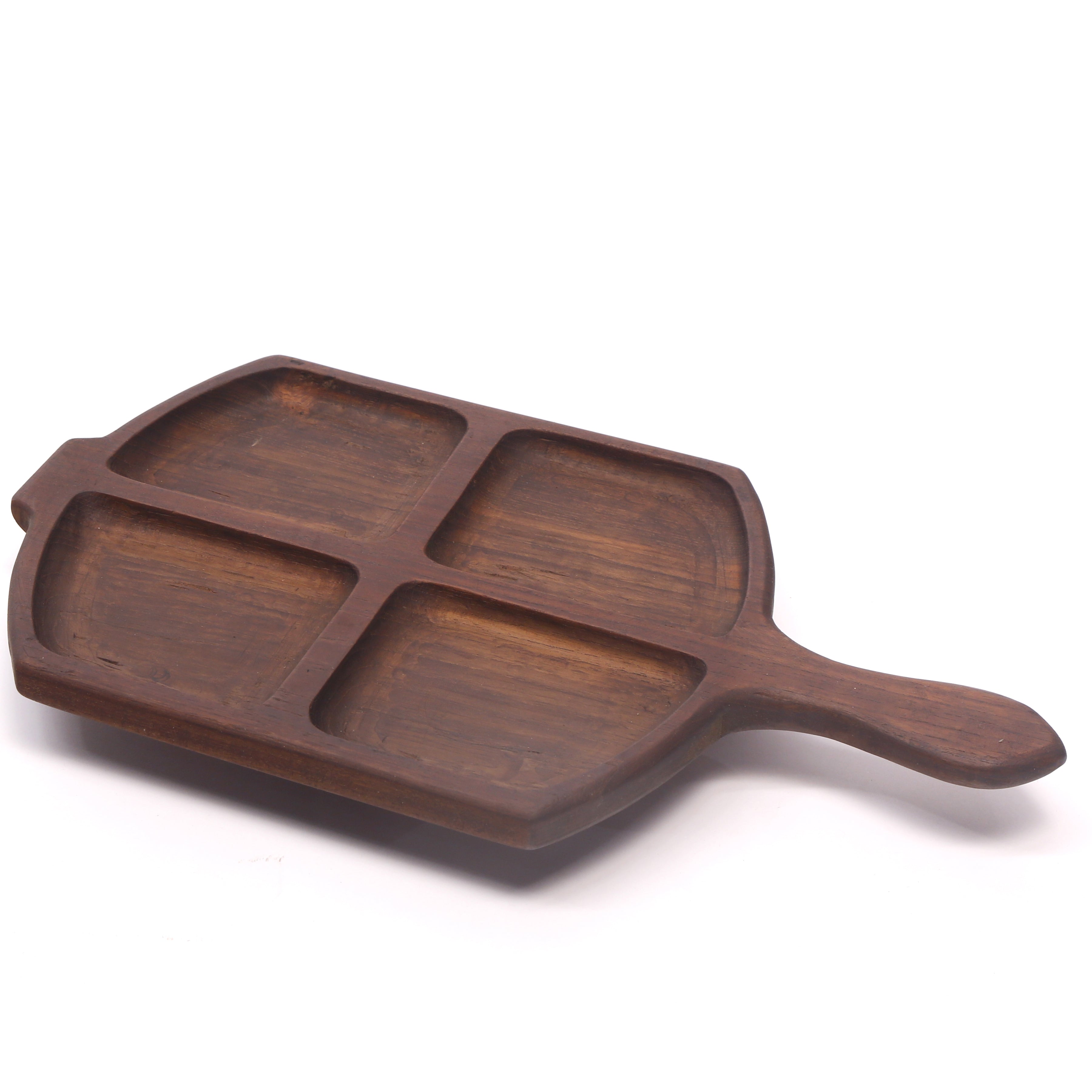 Flat Wooden Pan Platter Platter