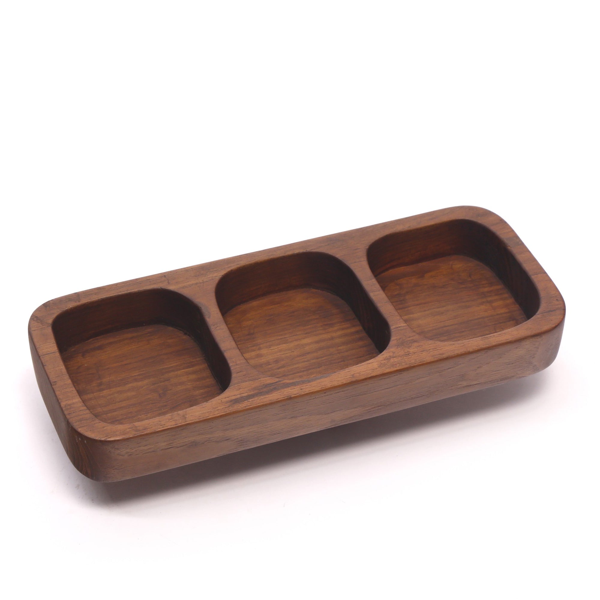 Multi-slot Wooden Tray Platter