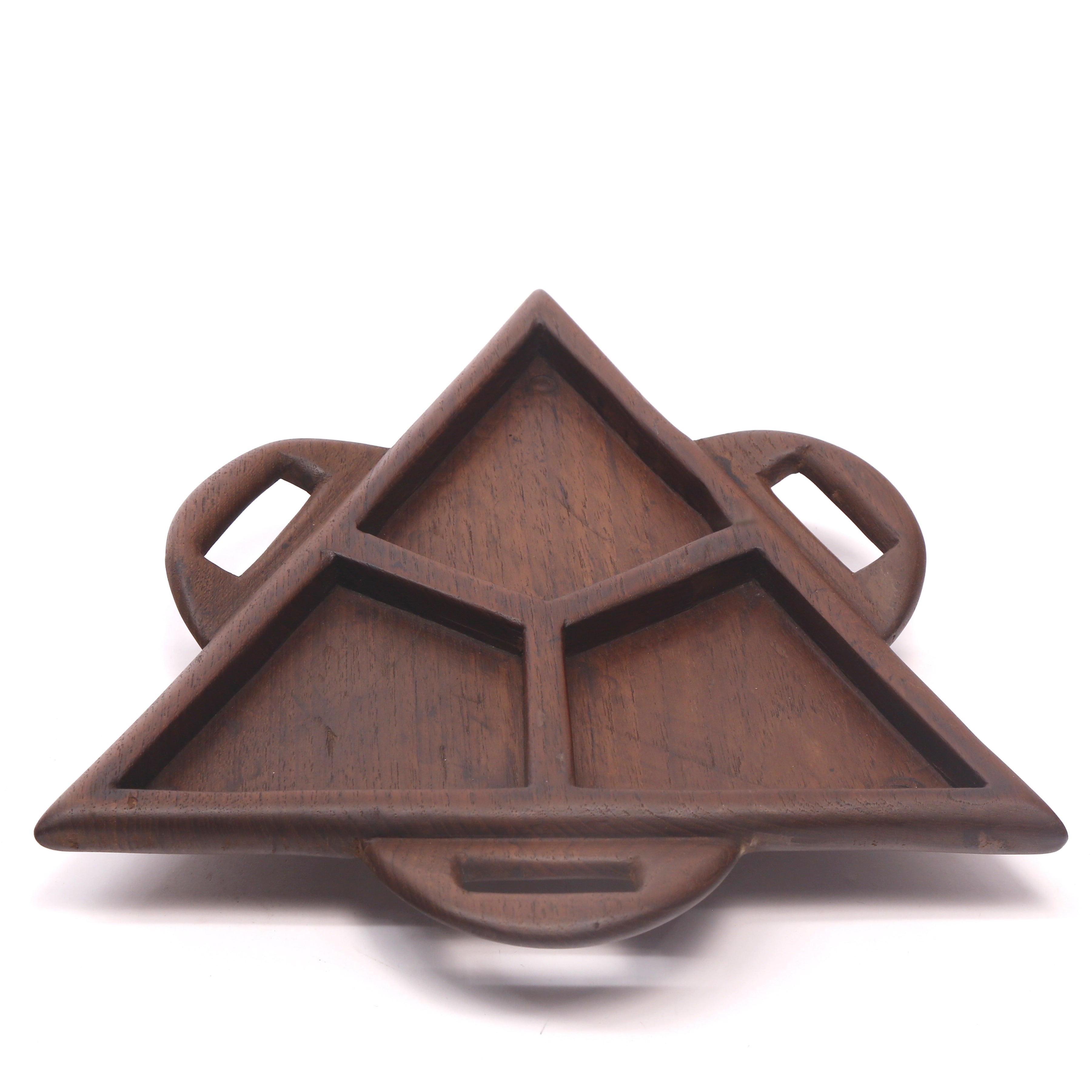 Quirky Triangle Wooden Platter Platter