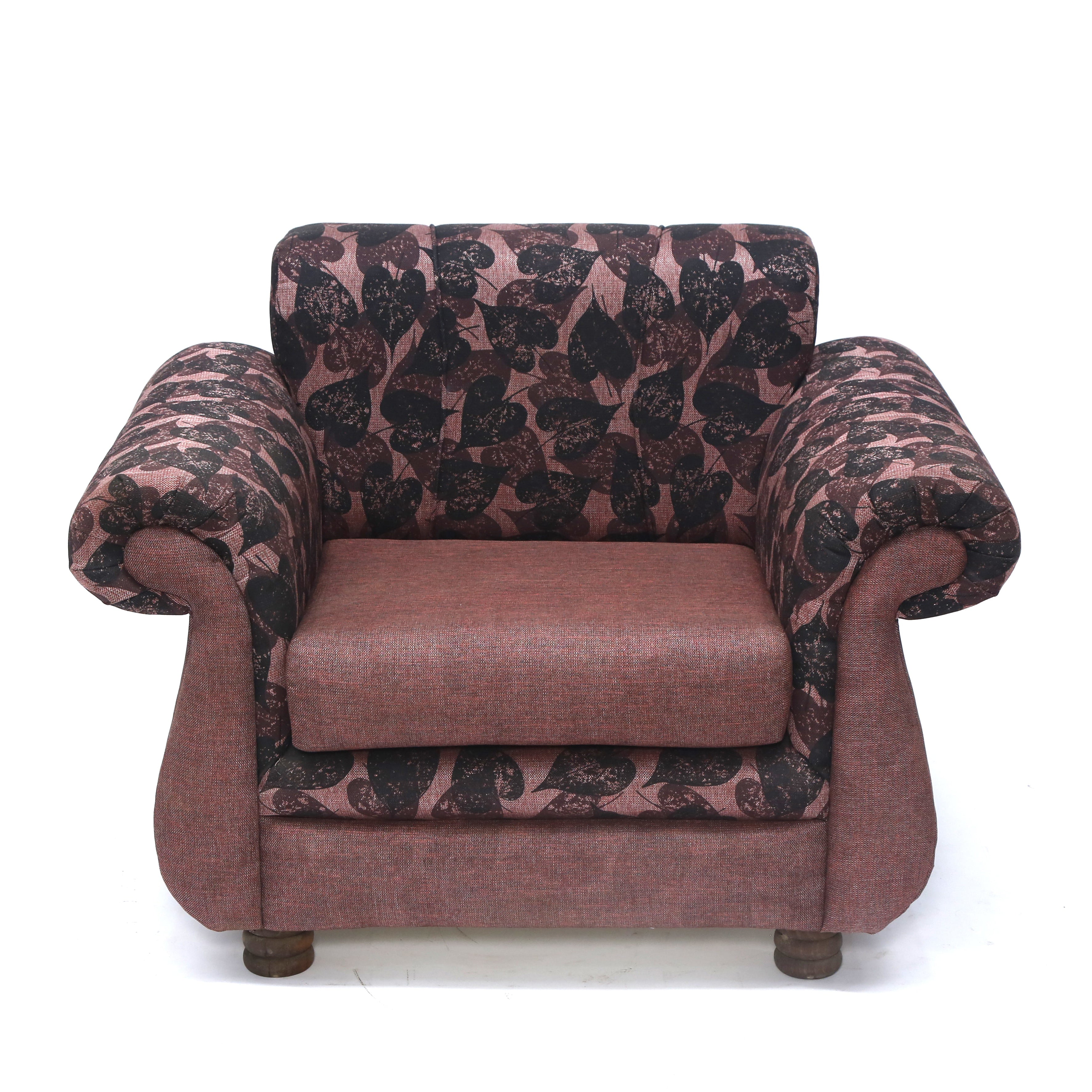 Upholstered Simplistic curve 1 Seater Sofa Sofa