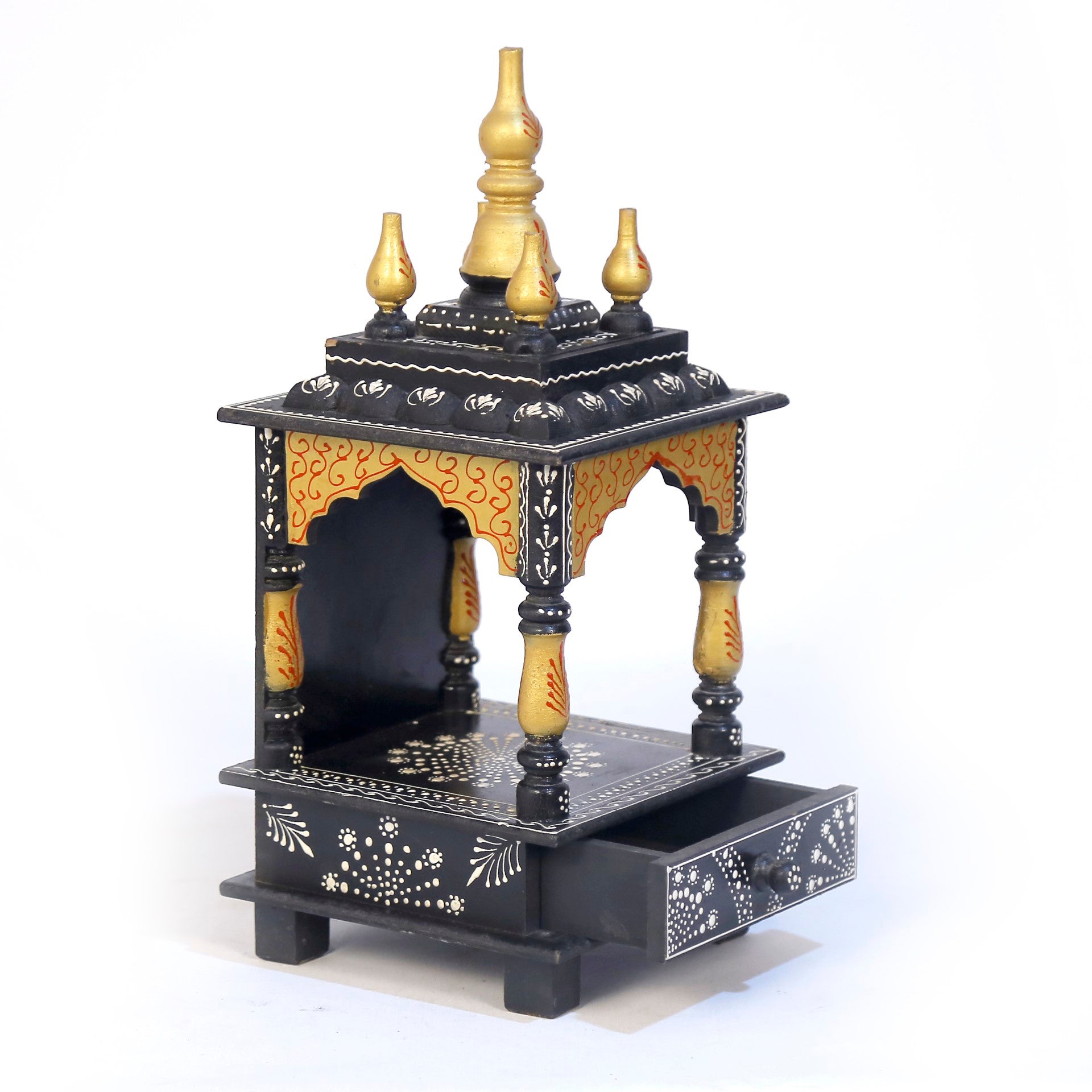Black and Yellow Temple Temple