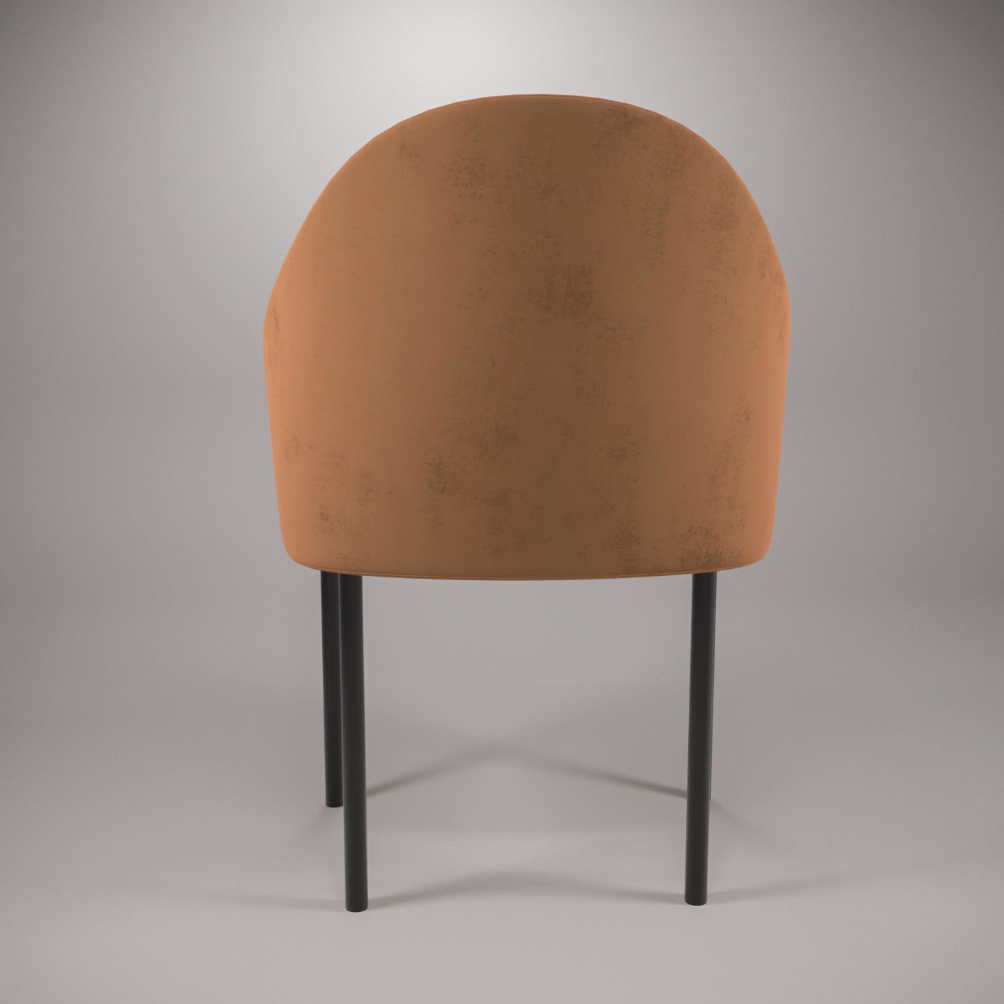 Yellow Synthetic Regajin Metal Chair Arm Chair