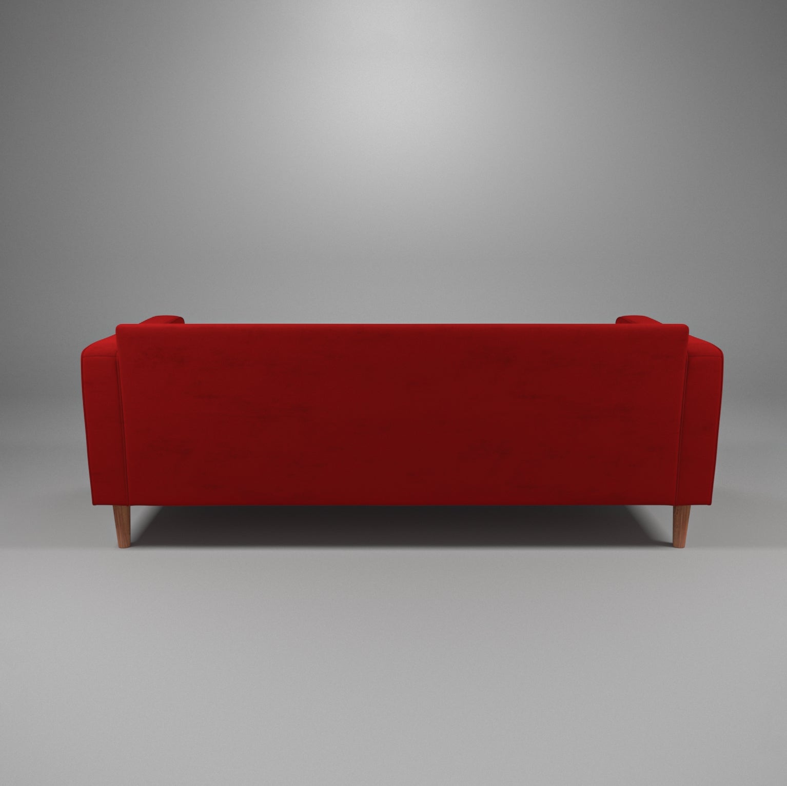 Premium Cherry Red Wooden Living Sofa Sofa