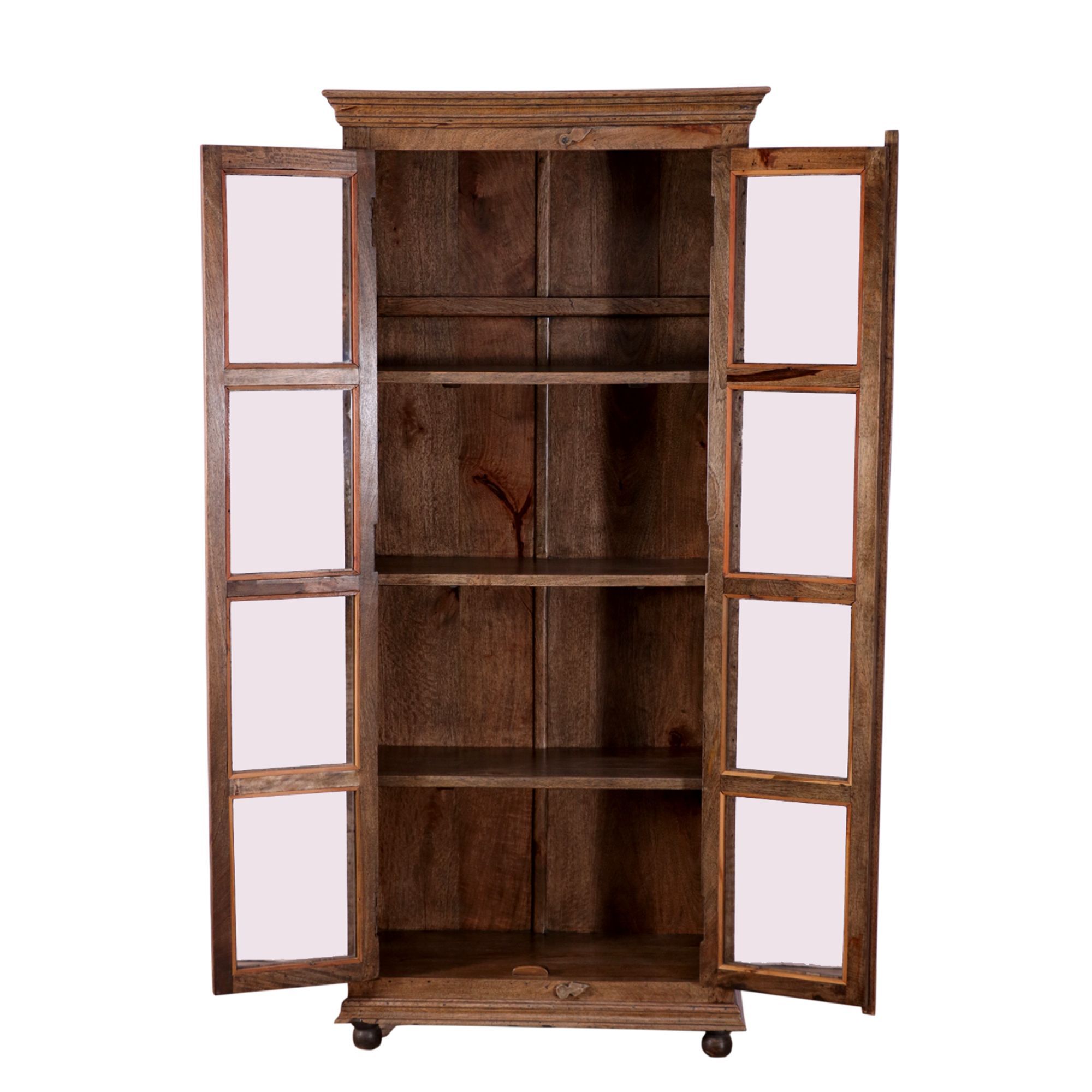 Classic 3 Shelf Display Cabinet Wardrobe