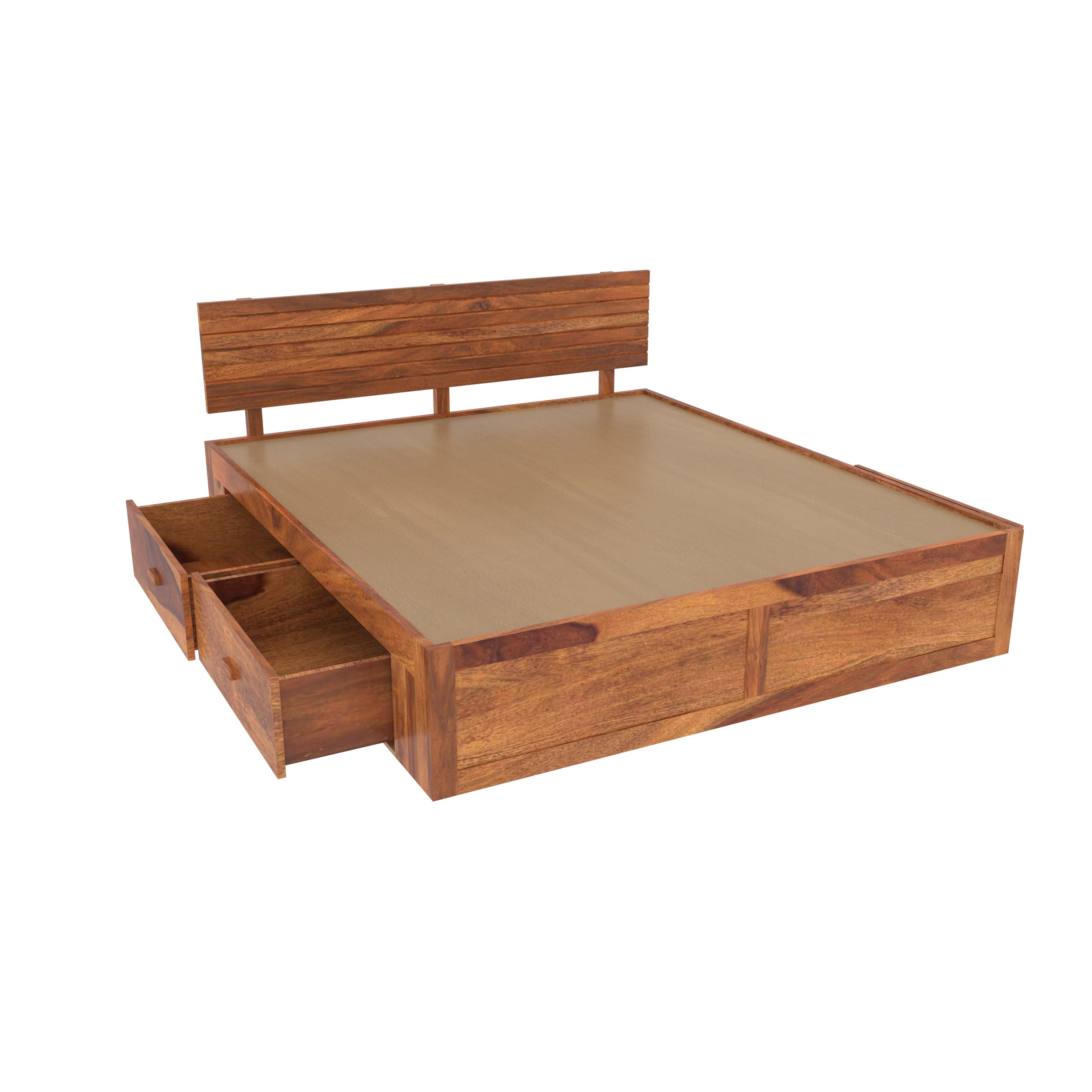 The Heritage Mastercraft Royal King Drawer Storage Bed Bed