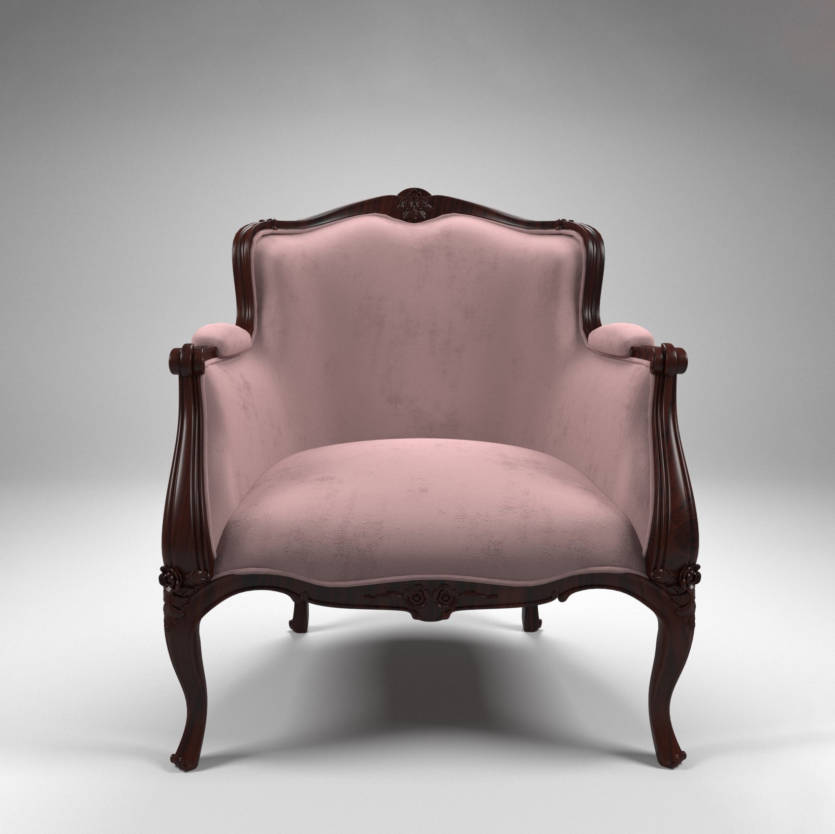 Spacious Intricate colonial design Arm Chair Arm Chair