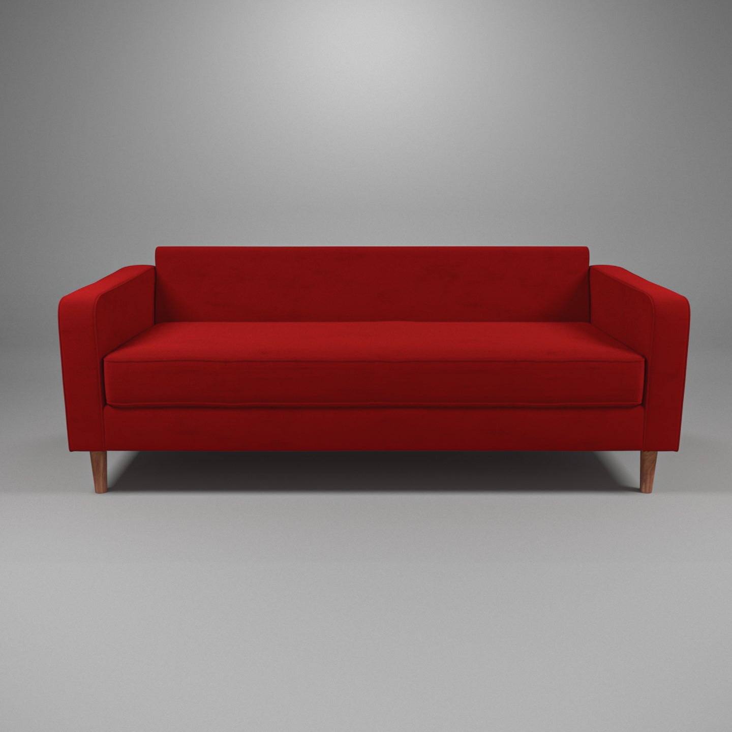 Premium Cherry Red Wooden Living Sofa Sofa