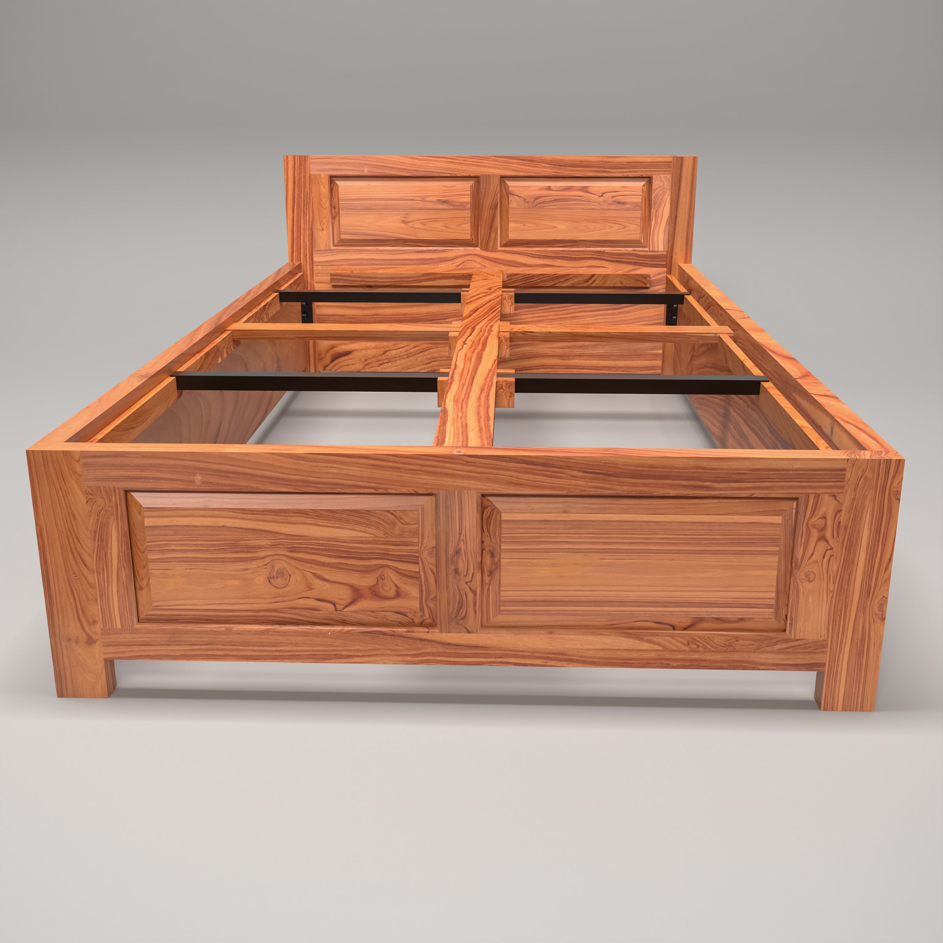 Wooden Designed Single Bed Bed