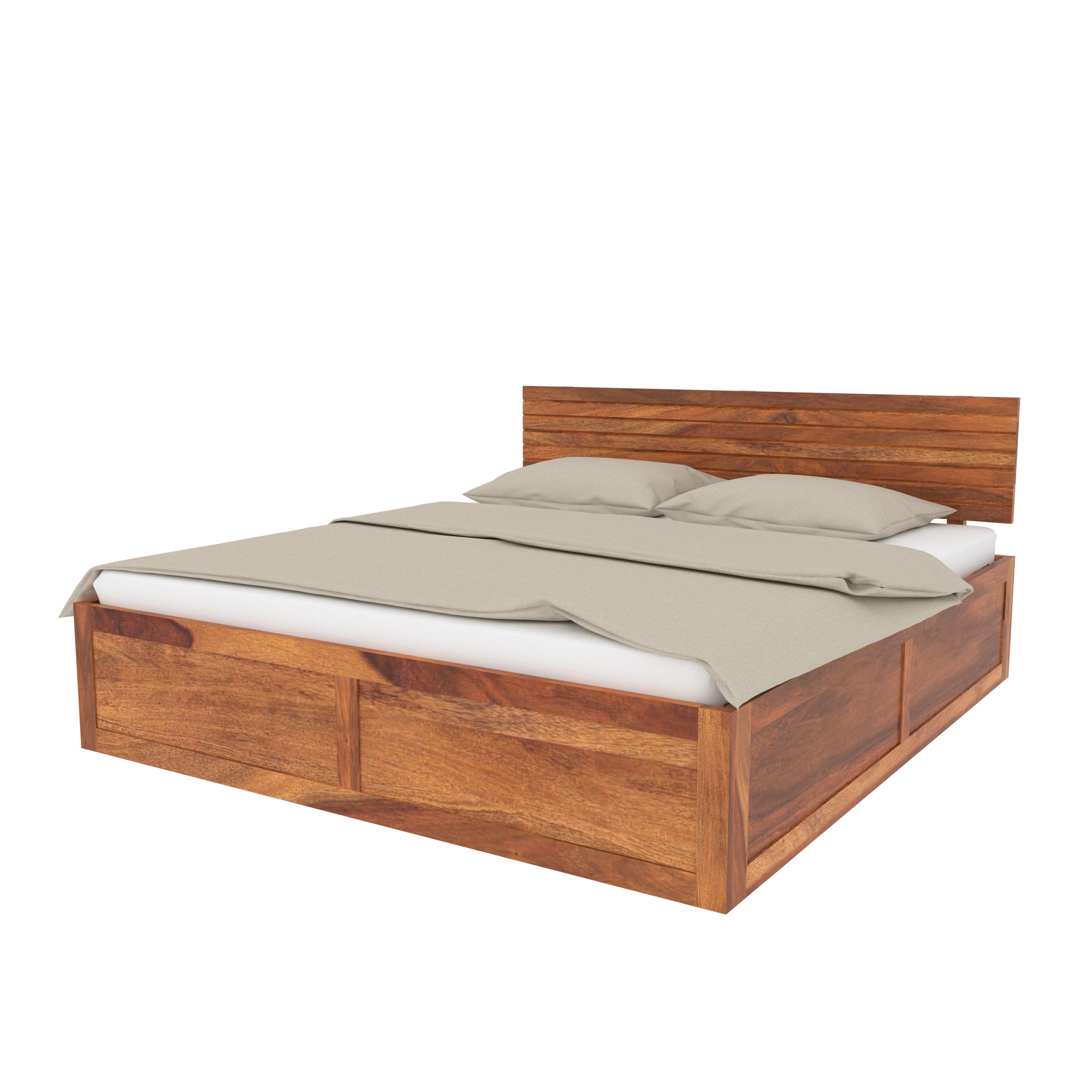 The Grand Weave Mastercraft King Hydraulic Storage Bed Bed