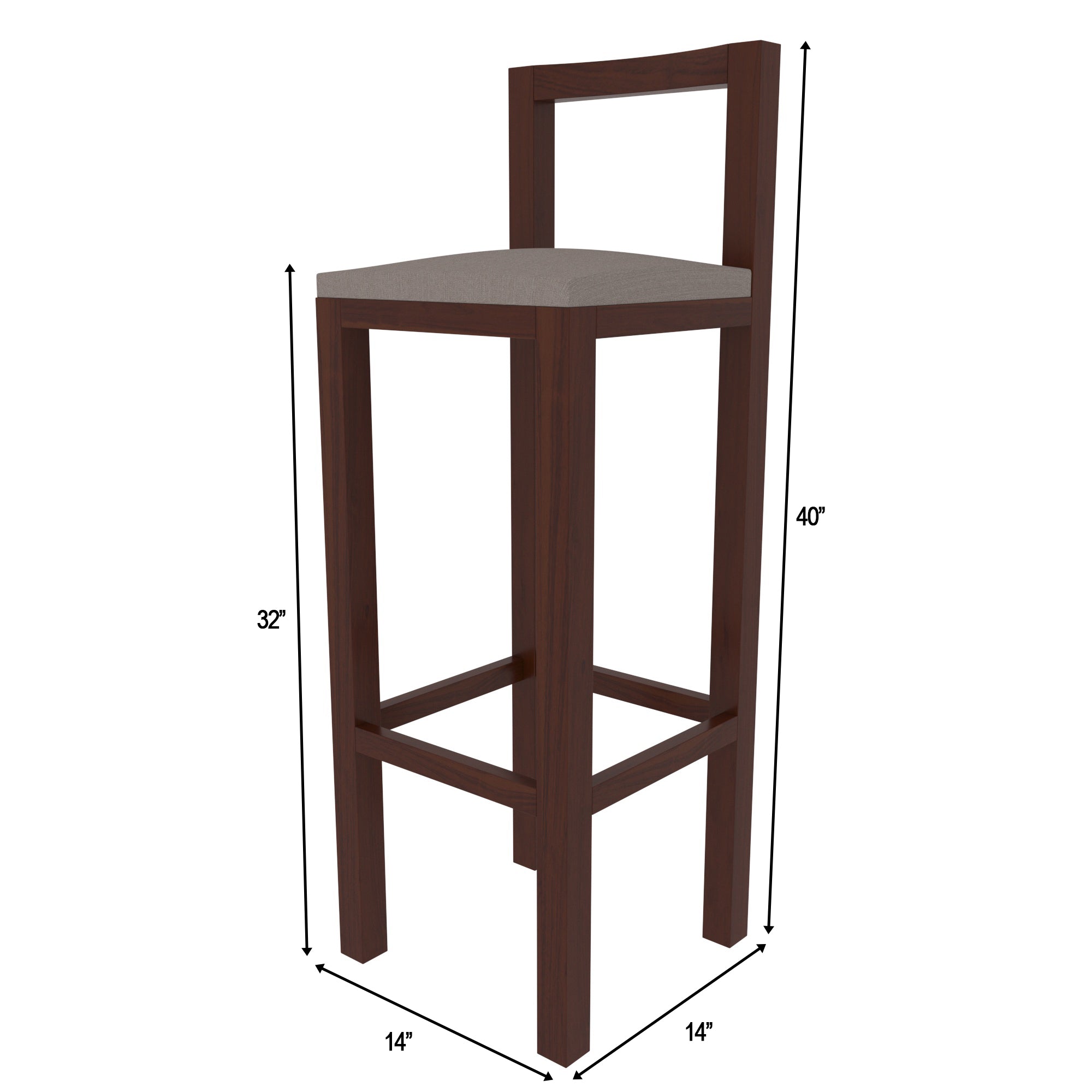 Unique Long Heighted Wooden Handmade Bar Stool bar Stool